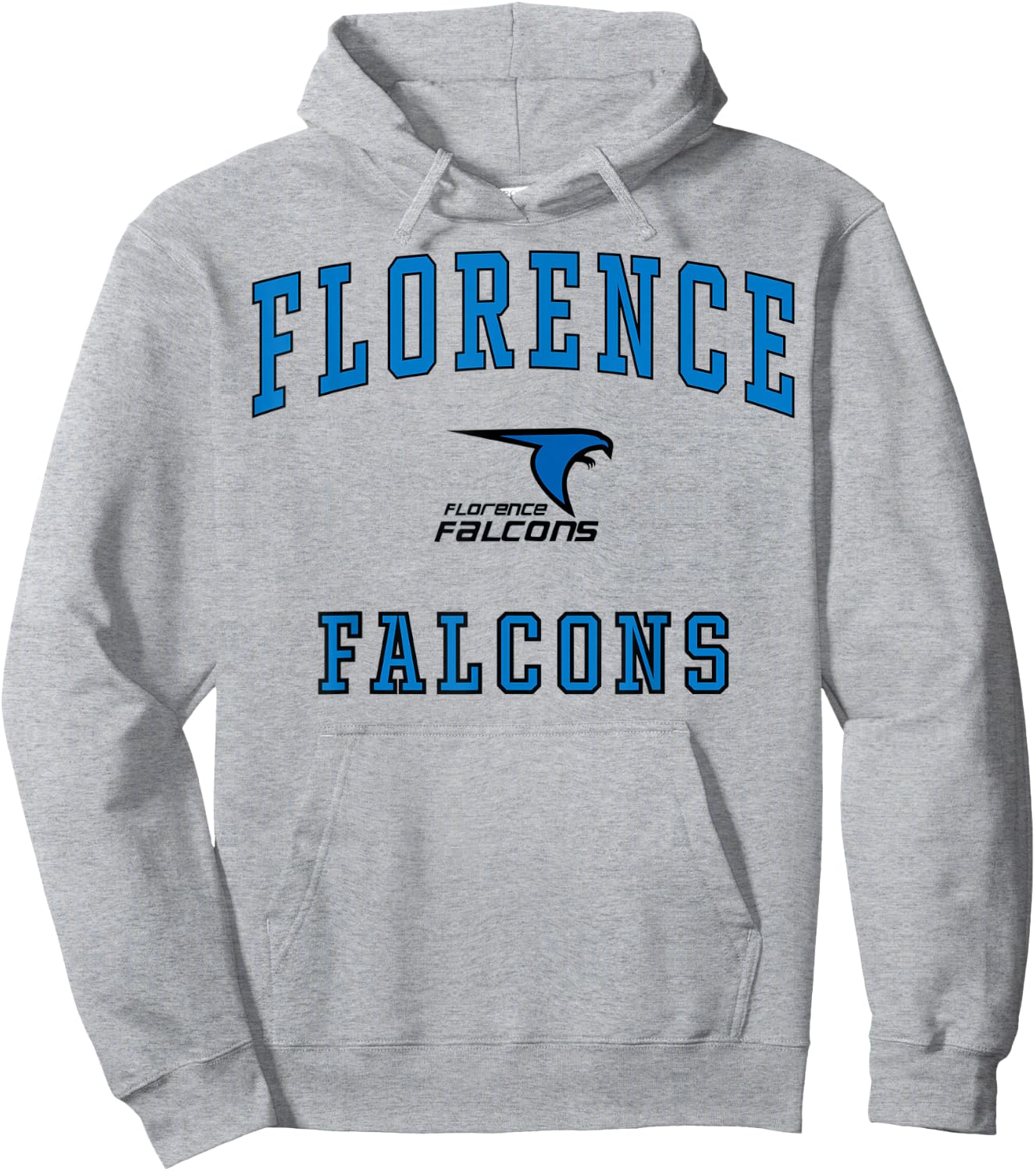 Florence High School Falcons C1 Hoodie - Hoodie | Ash
