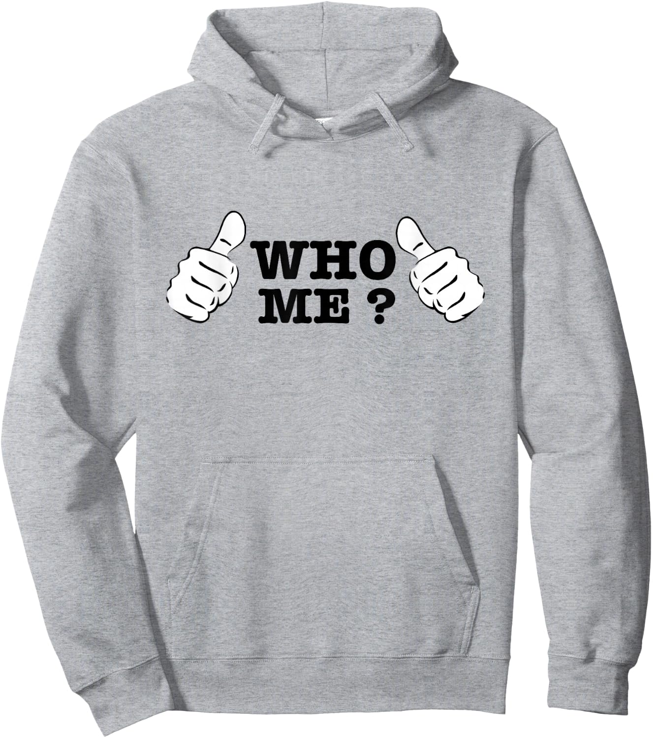 Who Me? Hoodie - Hoodie | Ash
