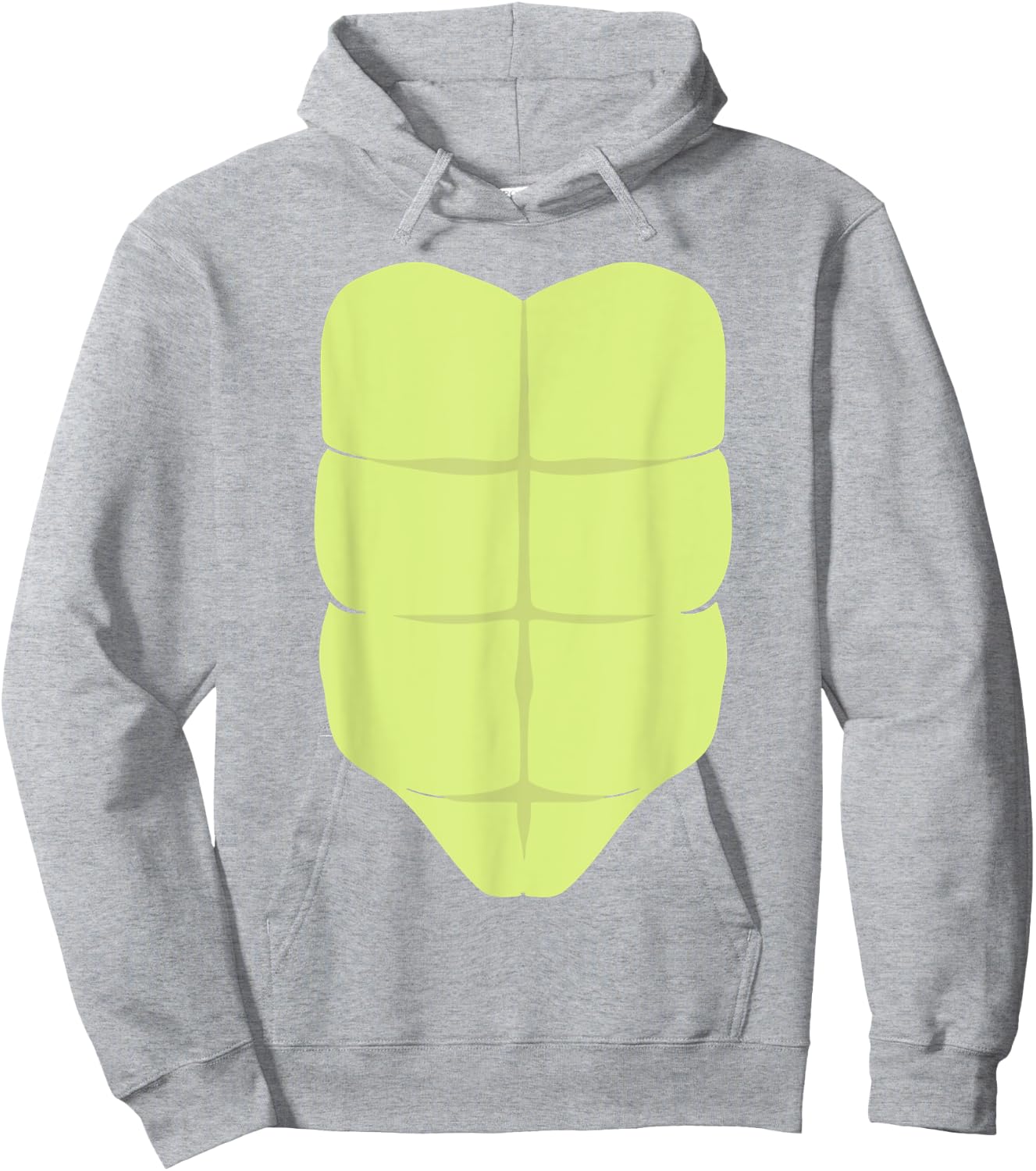 Turtle Body Belly Costume Easy Halloween Gift Reptile Lover Hoodie - Hoodie | Ash