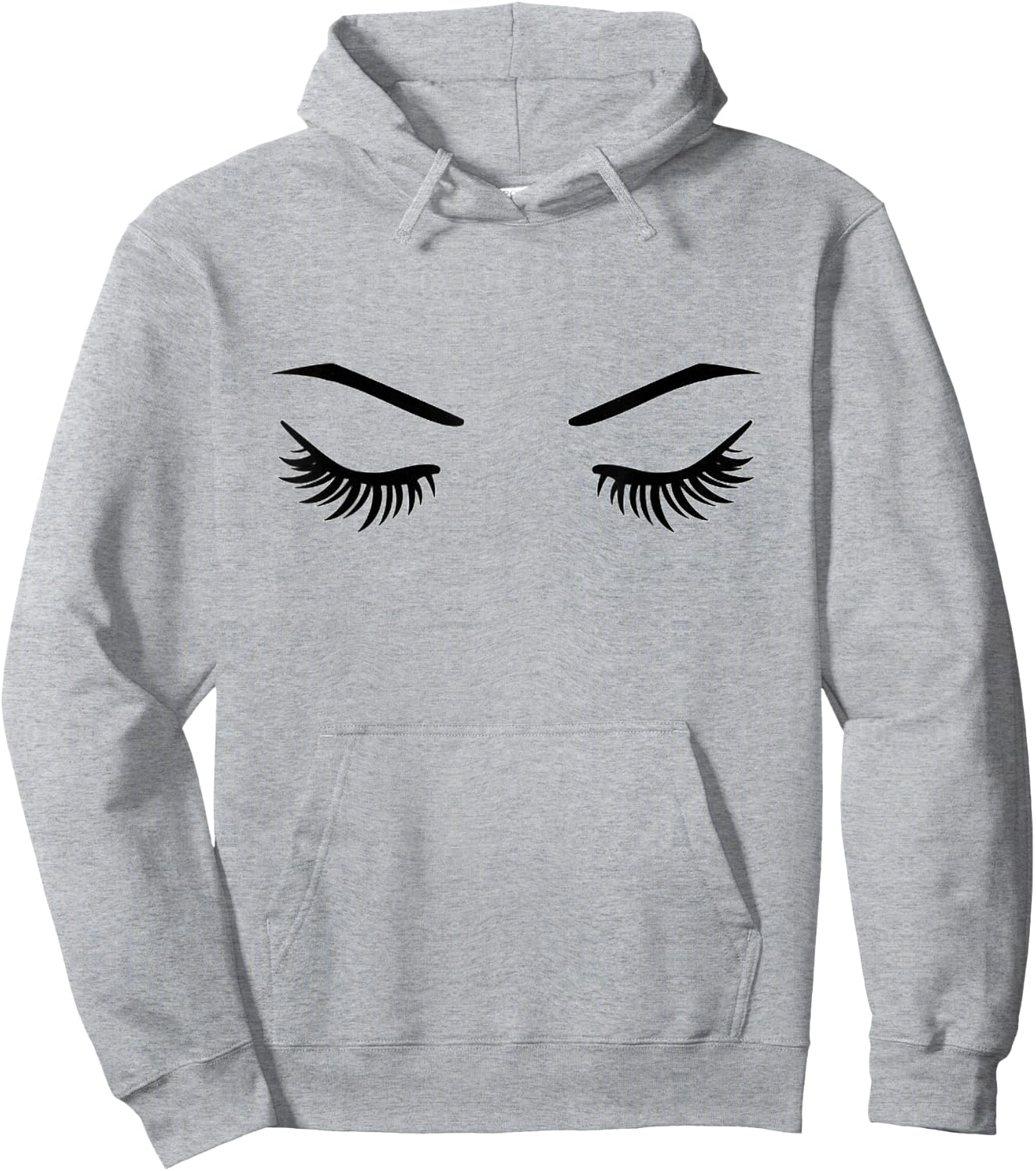 EyeLashes Hoodie - Hoodie | Ash