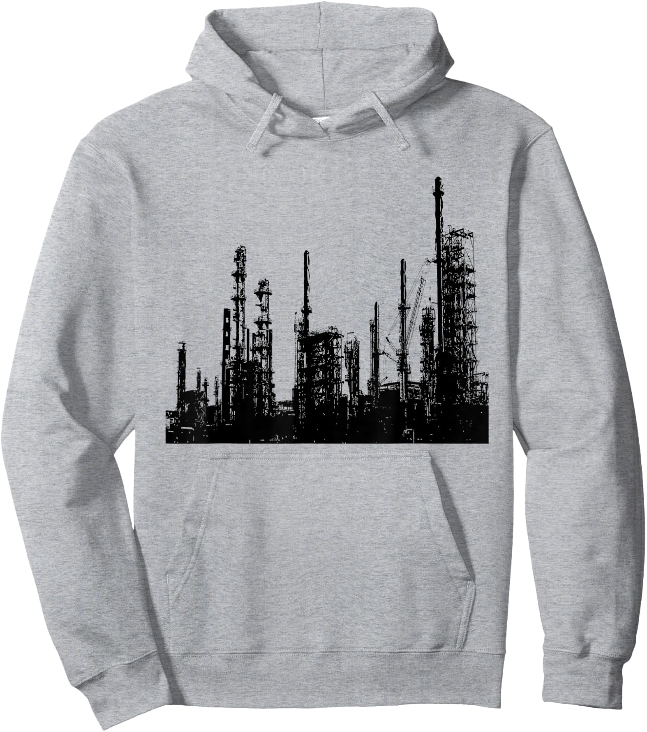 Oil Refinery Hoodie - Hoodie | Ash