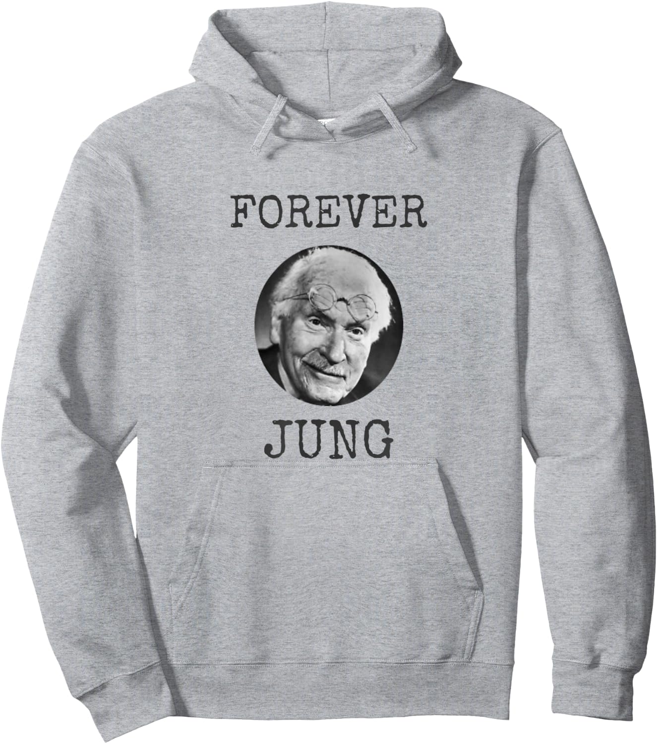Forever Jung - Funny psychology student psychologist joke Hoodie - Hoodie | Ash