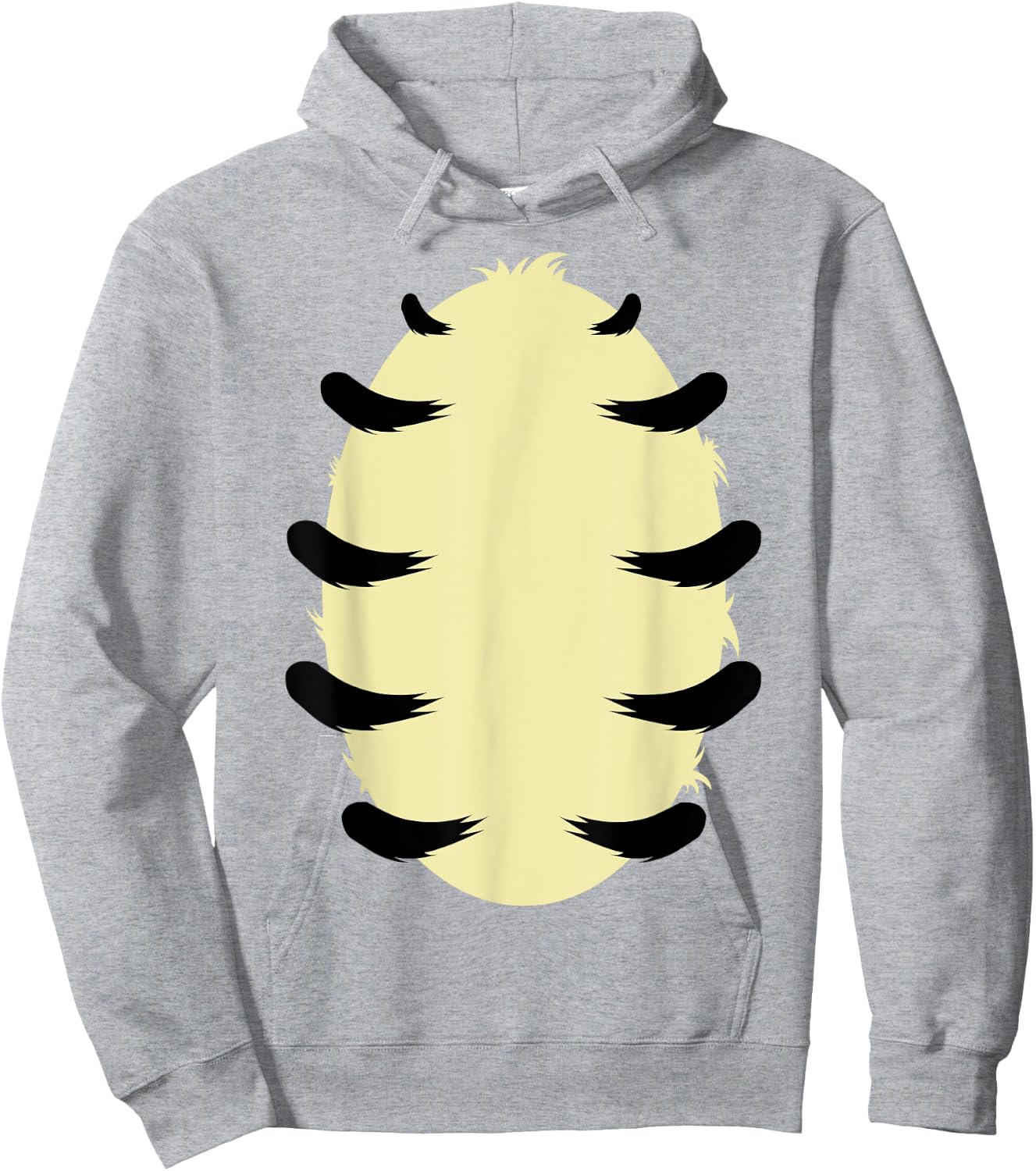 Funny Halloween Tiger Belly Tiger Costume Group Matching Hoodie - Hoodie | Ash