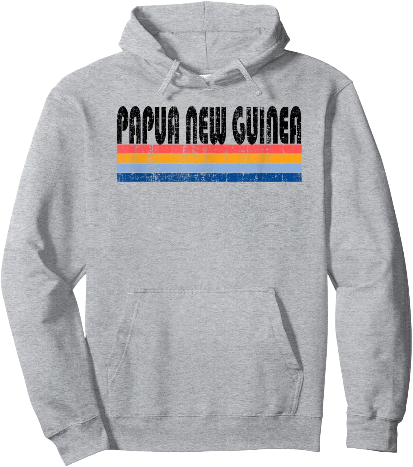 Vintage 70s 80s Style Papua New Guinea Hoodie - Hoodie | Ash