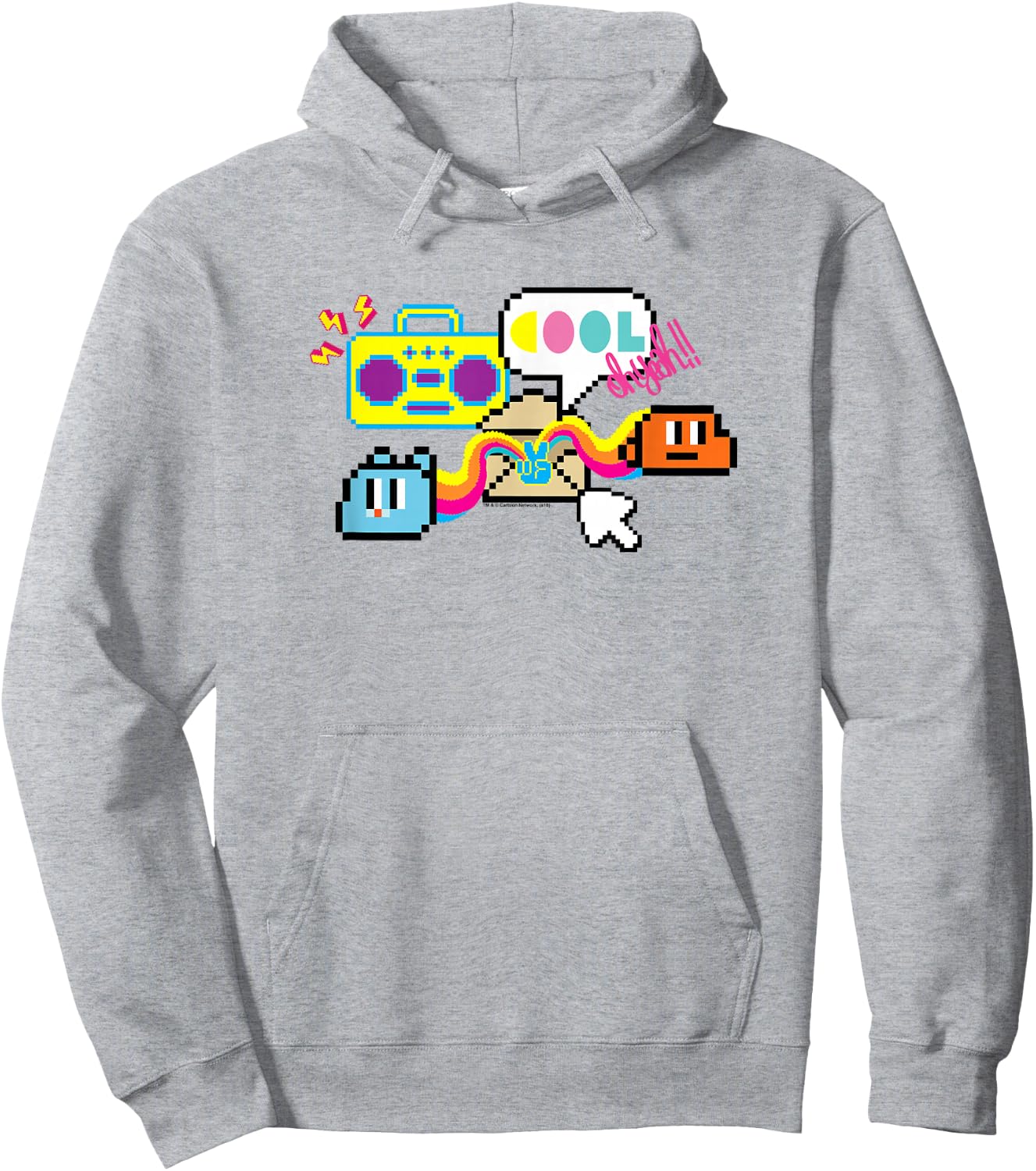 The Amazing World of Gumball Cool Oh Yeah Hoodie - Hoodie | Ash