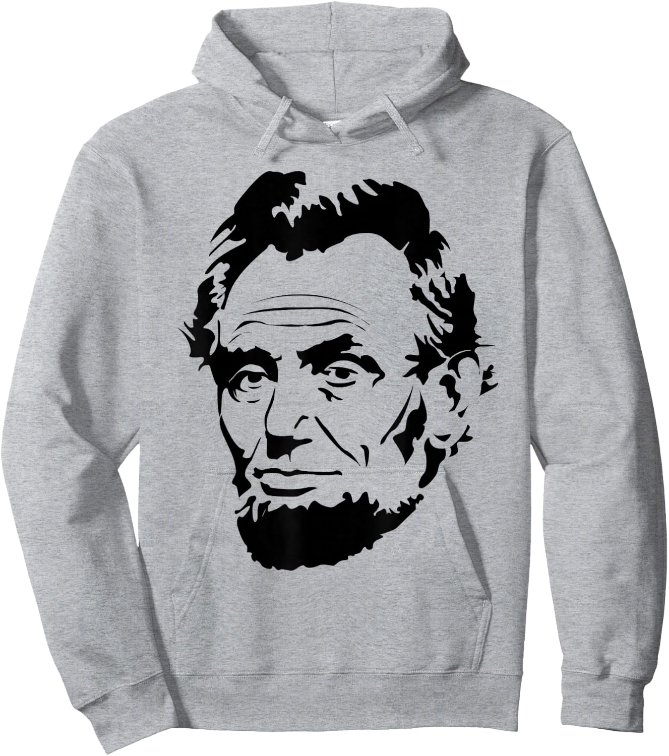 Abraham Lincoln Presidential Portrait Vintage Abe Lincoln Hoodie - Hoodie | Ash