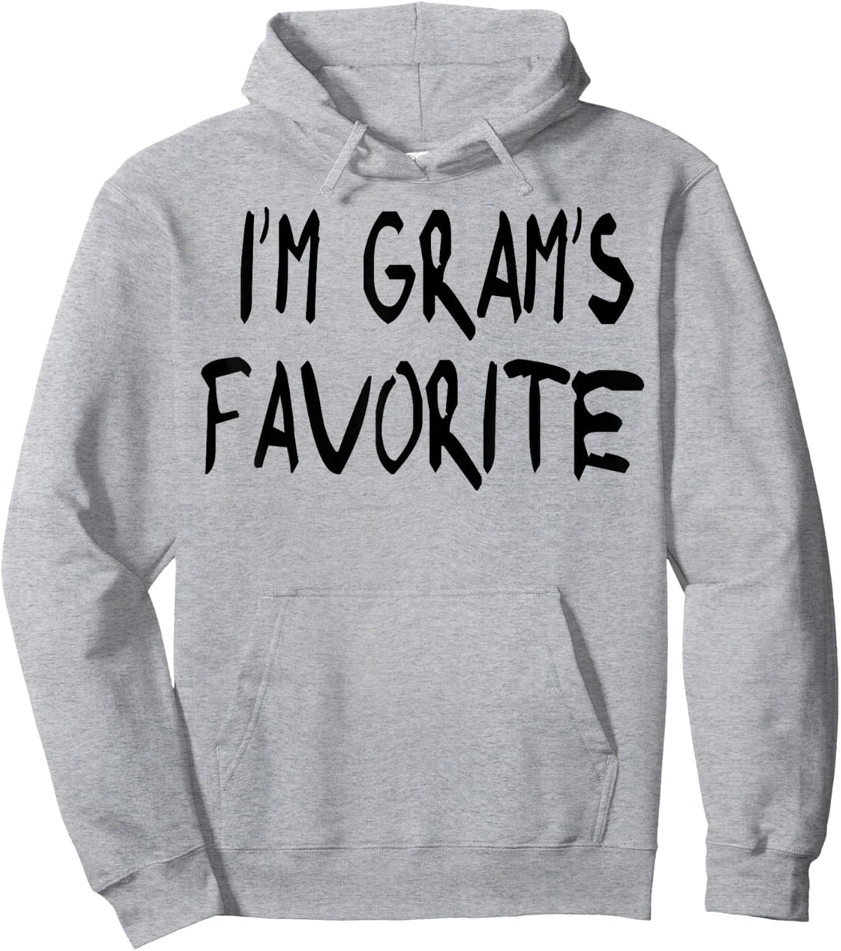 Grandmother I'm Gram's Favorite Grandma T shirt Hoodie - Hoodie | Ash