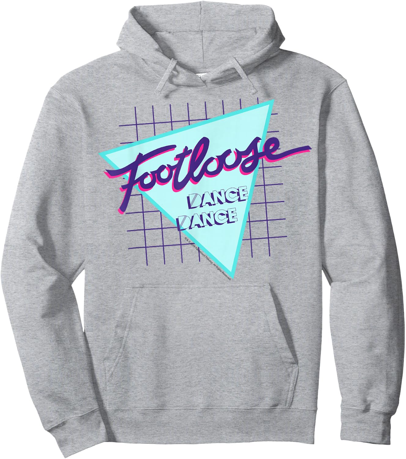 Footloose Dance Dance 80's Logo Hoodie - Hoodie | Ash