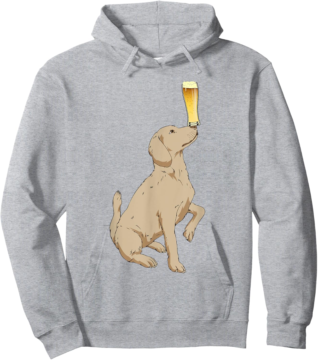 Craft Beer Shirt Labrador Retriever Shirt Beer Lovers Shirt Hoodie - Hoodie | Ash