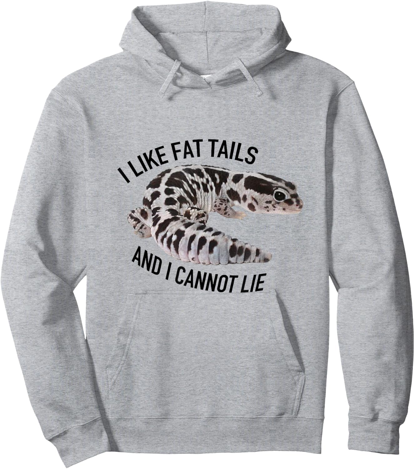 Fat-Tailed Gecko Hoodie - Hoodie | Ash
