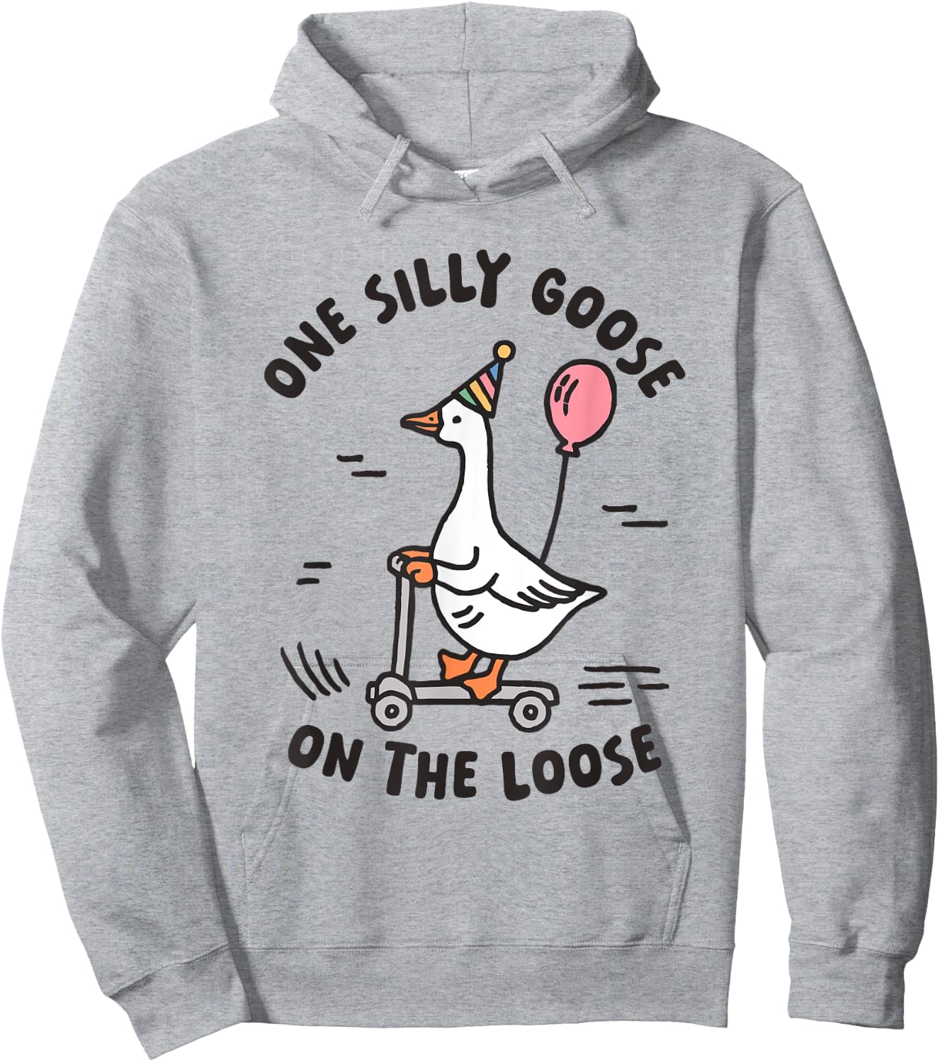 Silly Goose On The Loose Hoodie - Hoodie | Ash