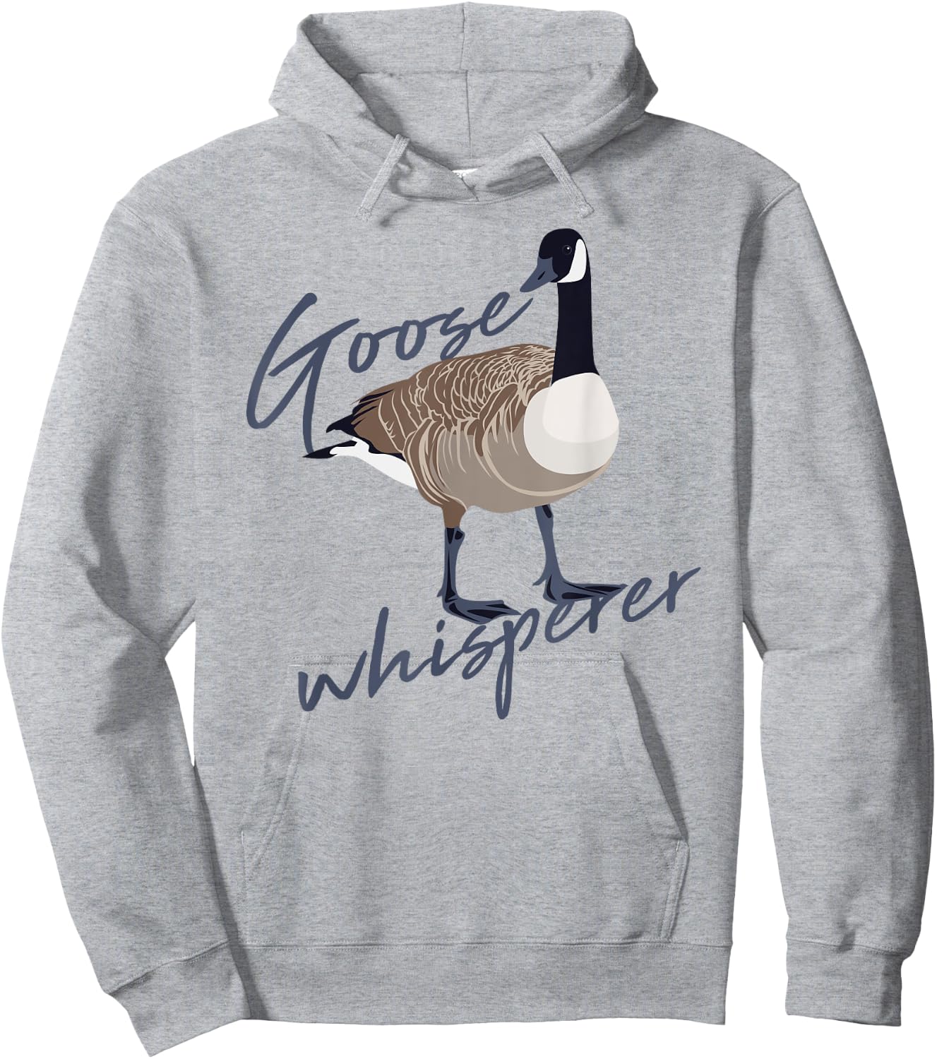 Canadian Goose Whisperer Shirt Funny Cute Bird Hunter Gift 2 Hoodie - Hoodie | Ash