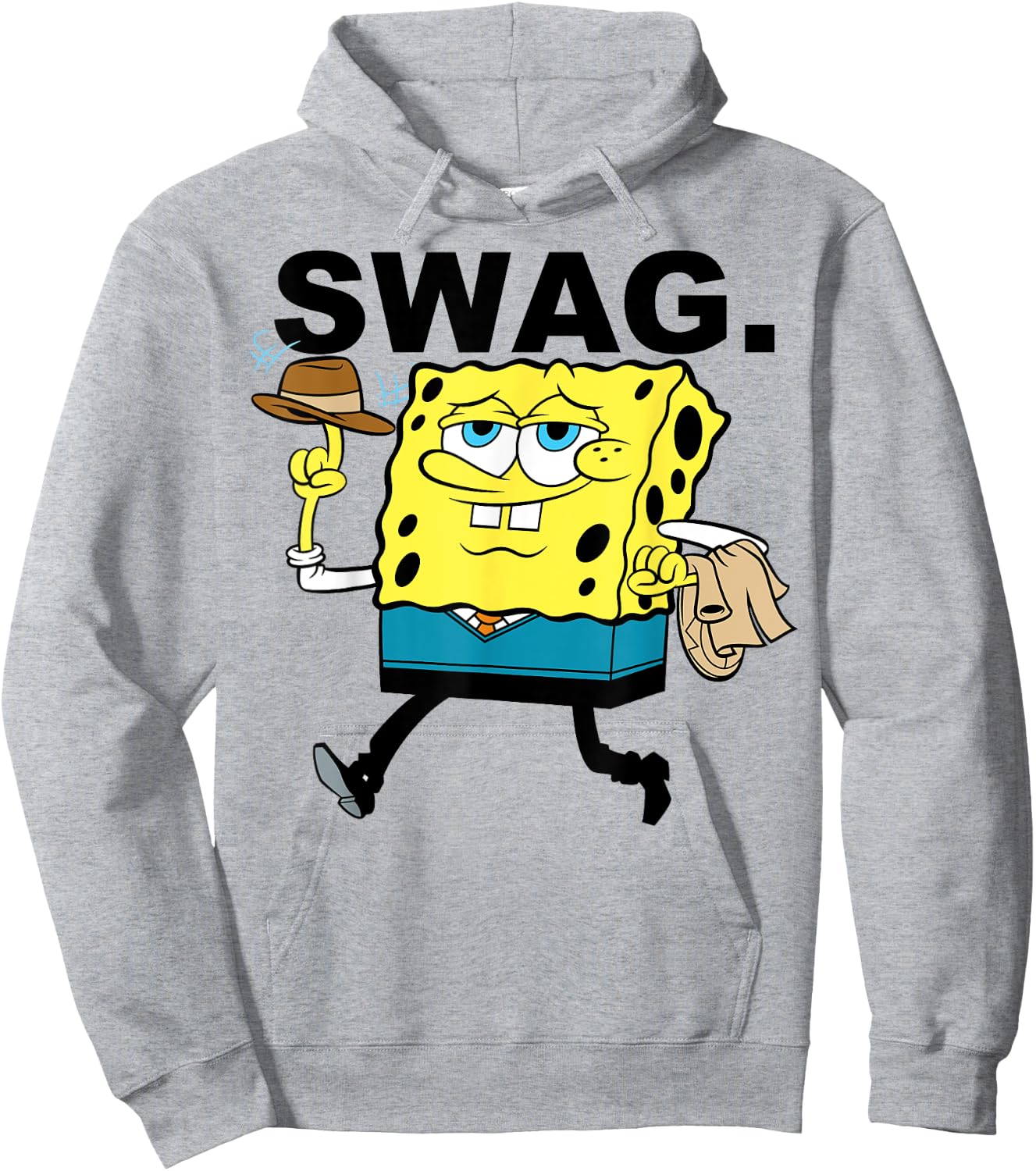 Spongebob SquarePants Swag Hoodie - Hoodie | Ash