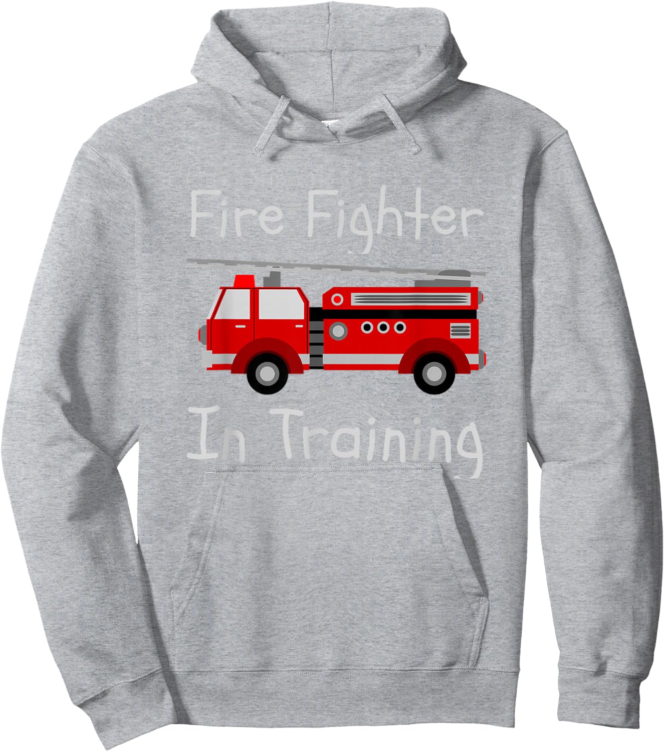 Fire Fighter In Training Fireman For Boys or Girls Hoodie - Hoodie | Ash