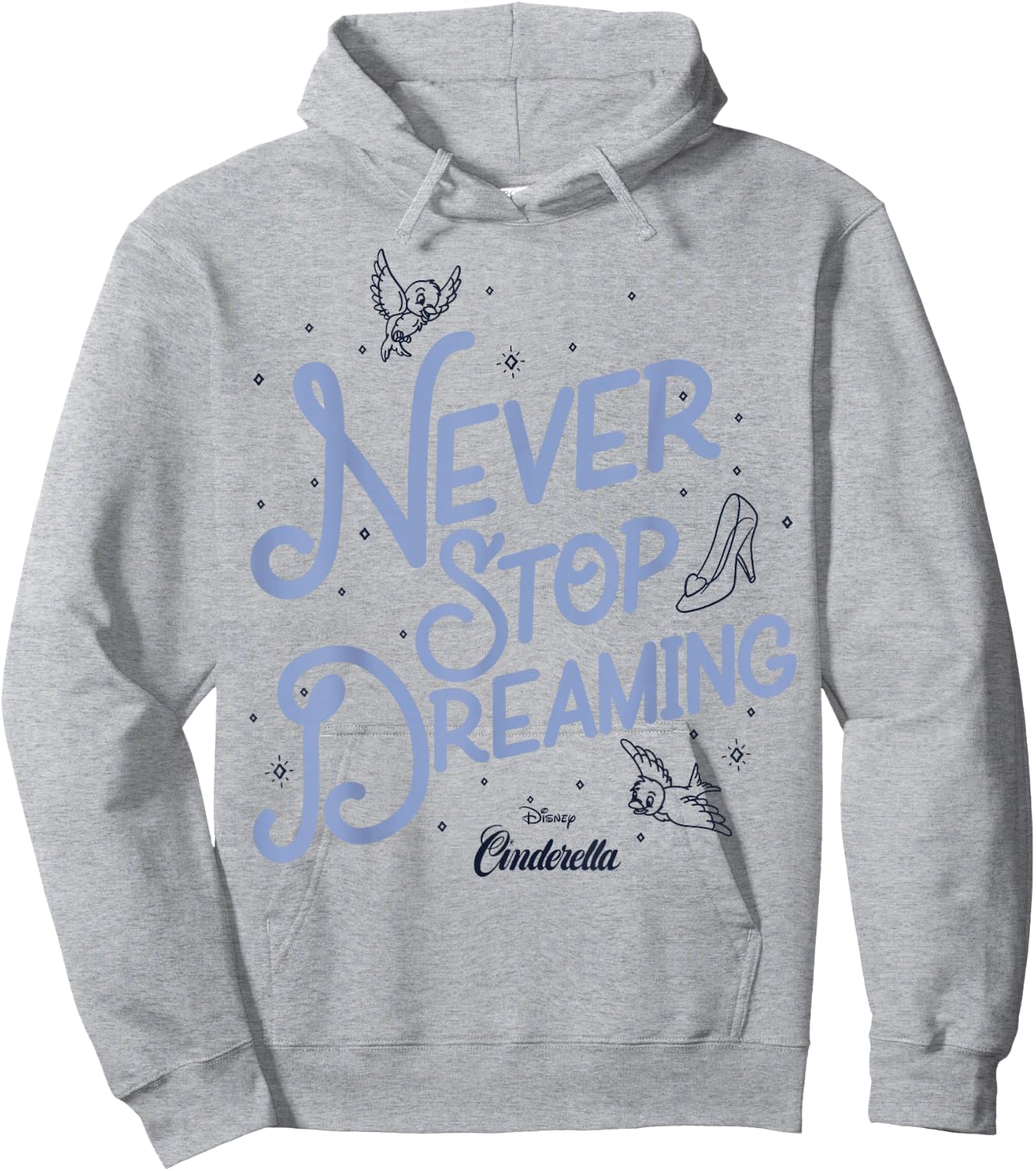 Disney Cinderella Never Stop Dreaming Hoodie - Hoodie | Ash