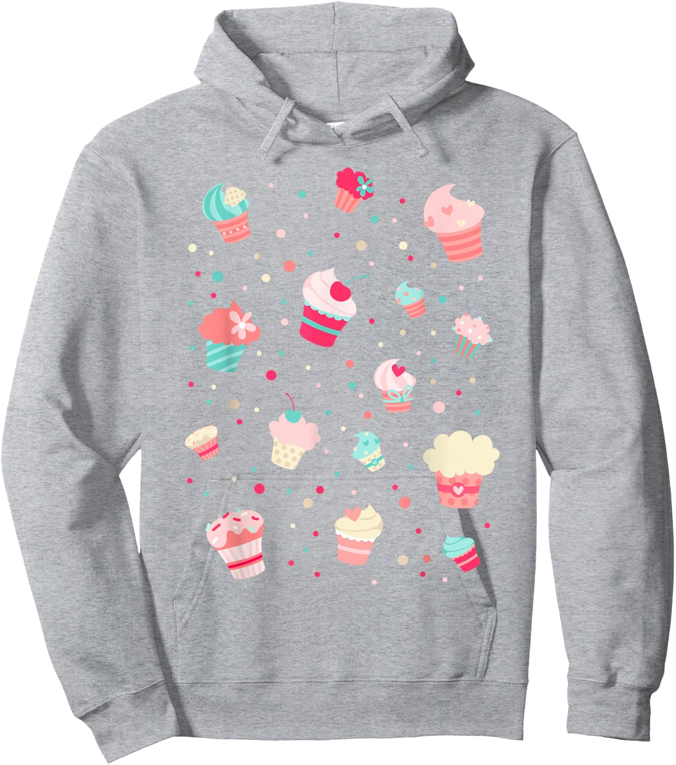Cute Cupcakes Shirt - Cupcake Birthday Party Baking Baker Hoodie - Hoodie | Ash