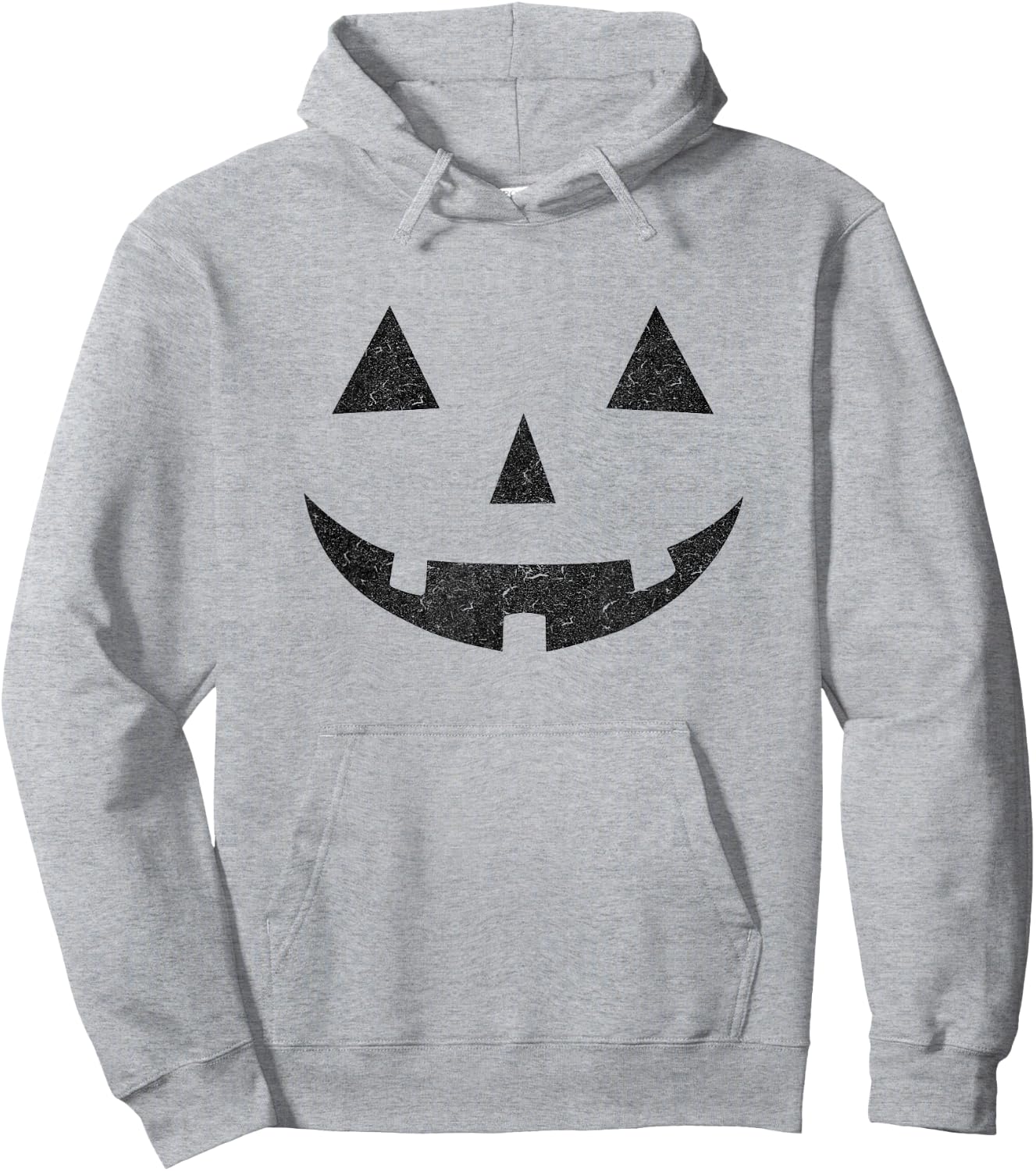 Vintage Jack o Lantern JackoLantern Pumpkin Face Hoodie - Hoodie | Ash