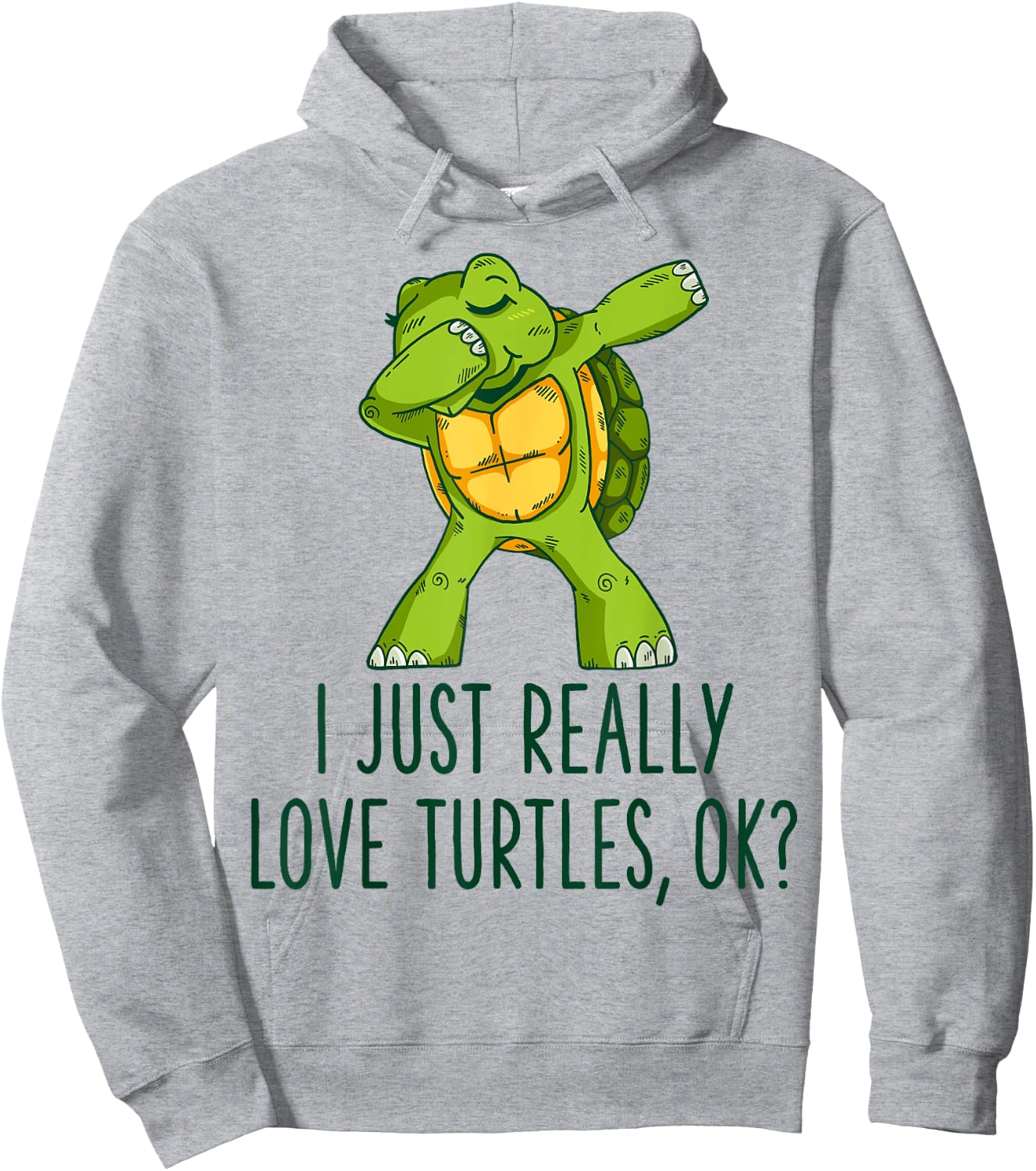 I Just Really Like Turtles Shirt Turtle Lover Gift Kids Hoodie - Hoodie | Ash