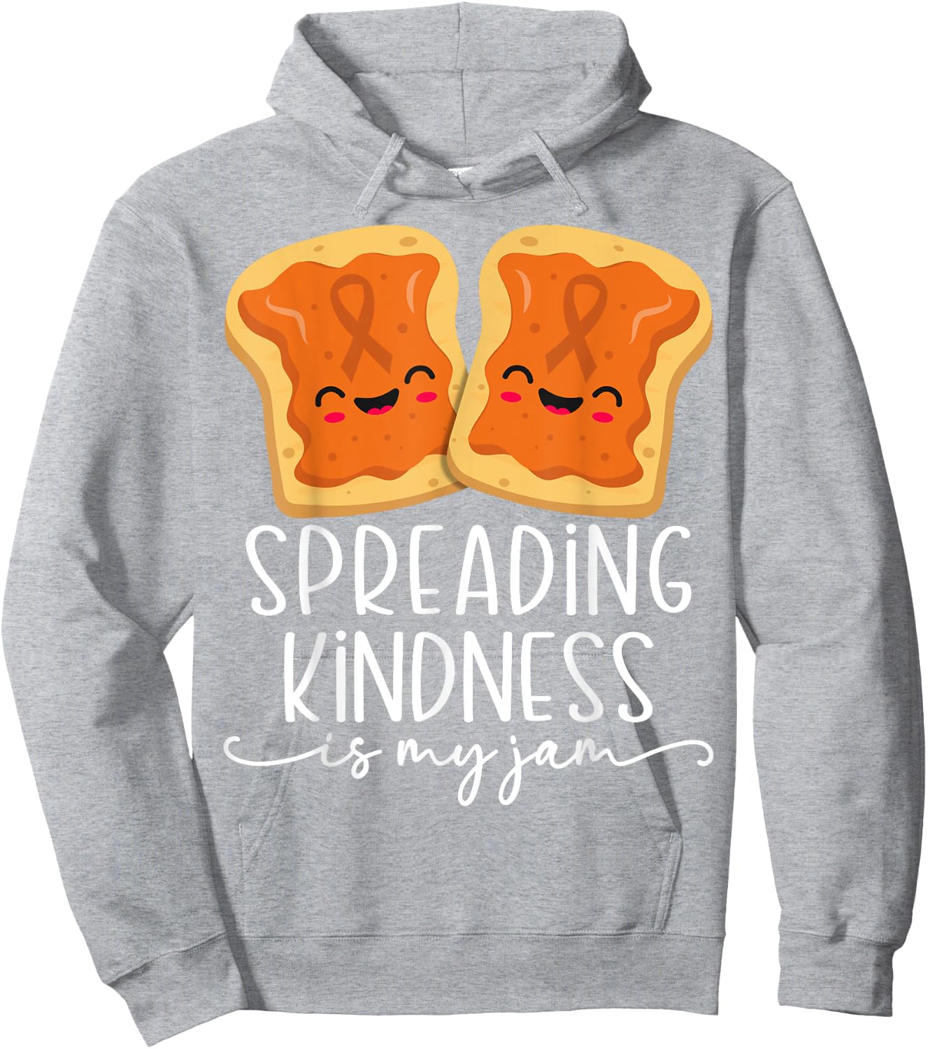 Spreading Kindness is My Jam Orange Unity Day Anti Bullying Hoodie - Hoodie | Ash