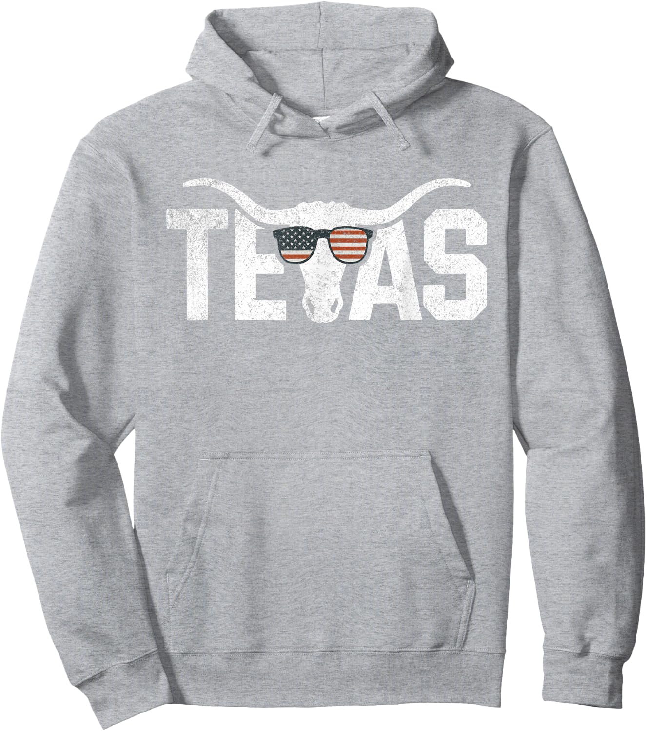 Texas Vintage Retro Hoodie - Hoodie | Ash