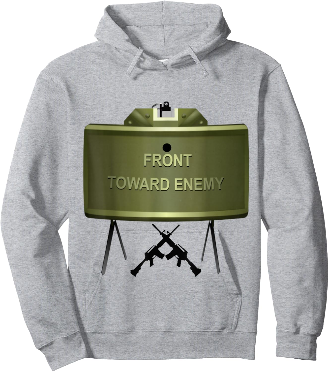 Official Take Action! Claymore Mine T Shirt army military Hoodie - Hoodie | Ash
