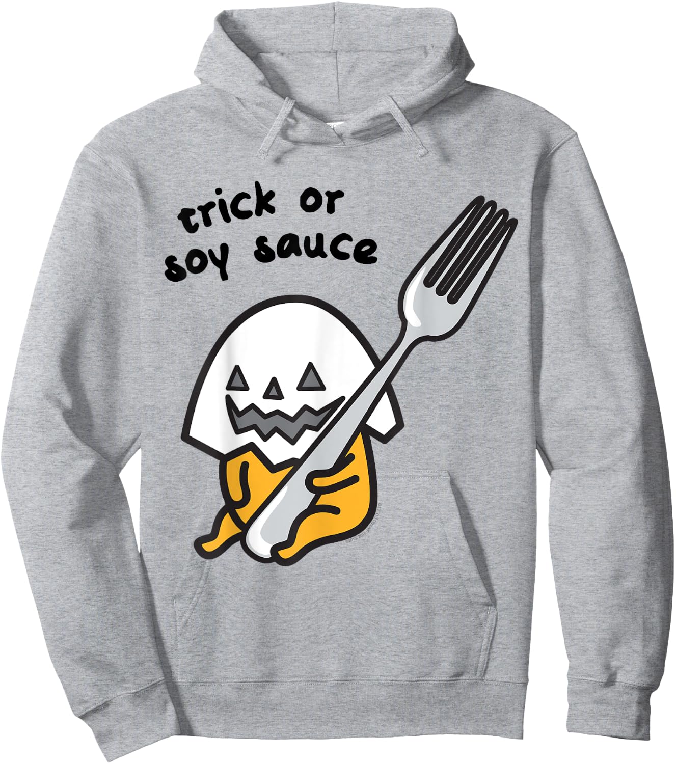 Gudetama Trick or Treat Halloween Shirt Hoodie - Hoodie | Ash