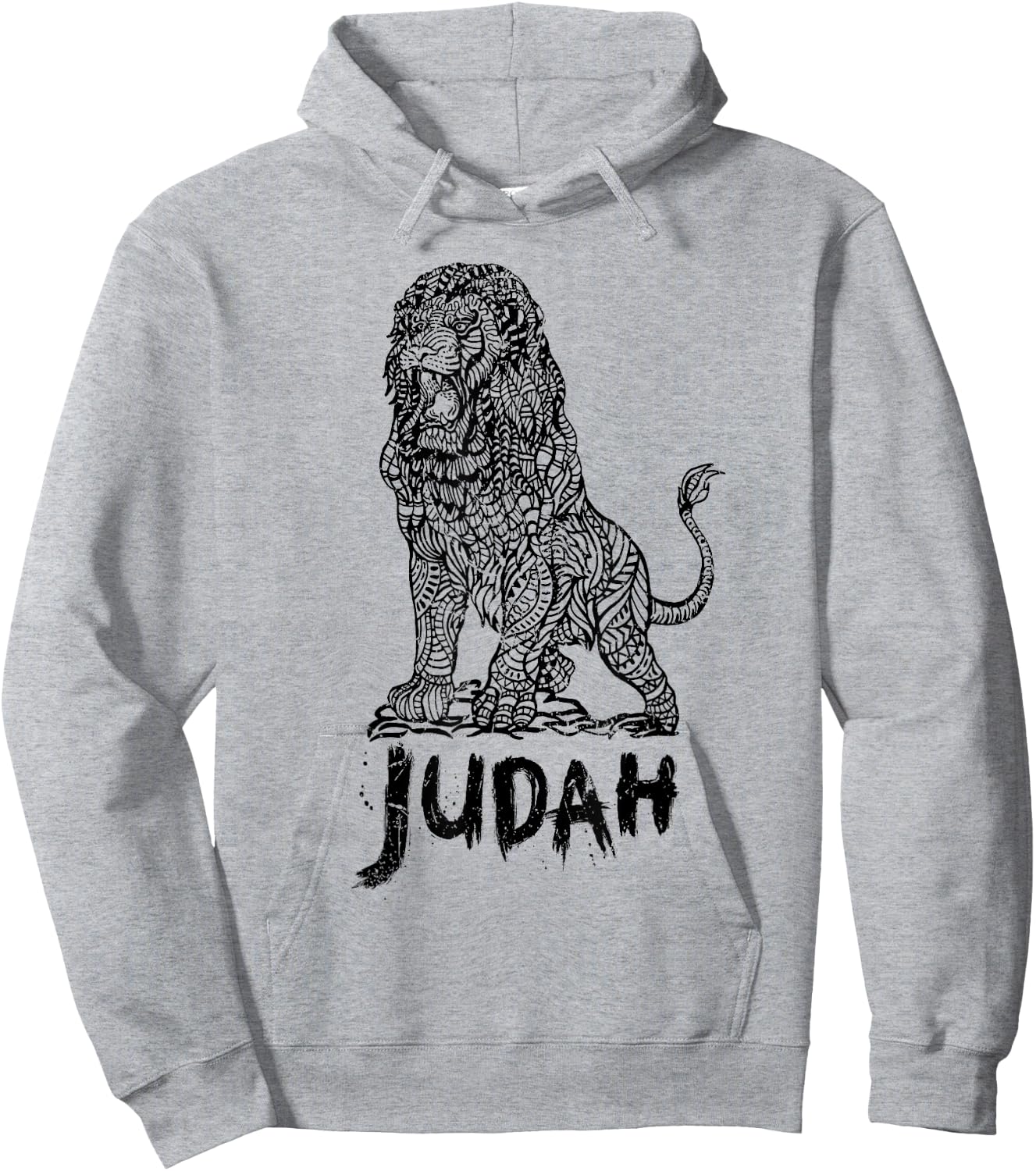 Lion of Judah Israel Jewish Jerusalem Jew Hebrew Hoodie - Hoodie | Ash