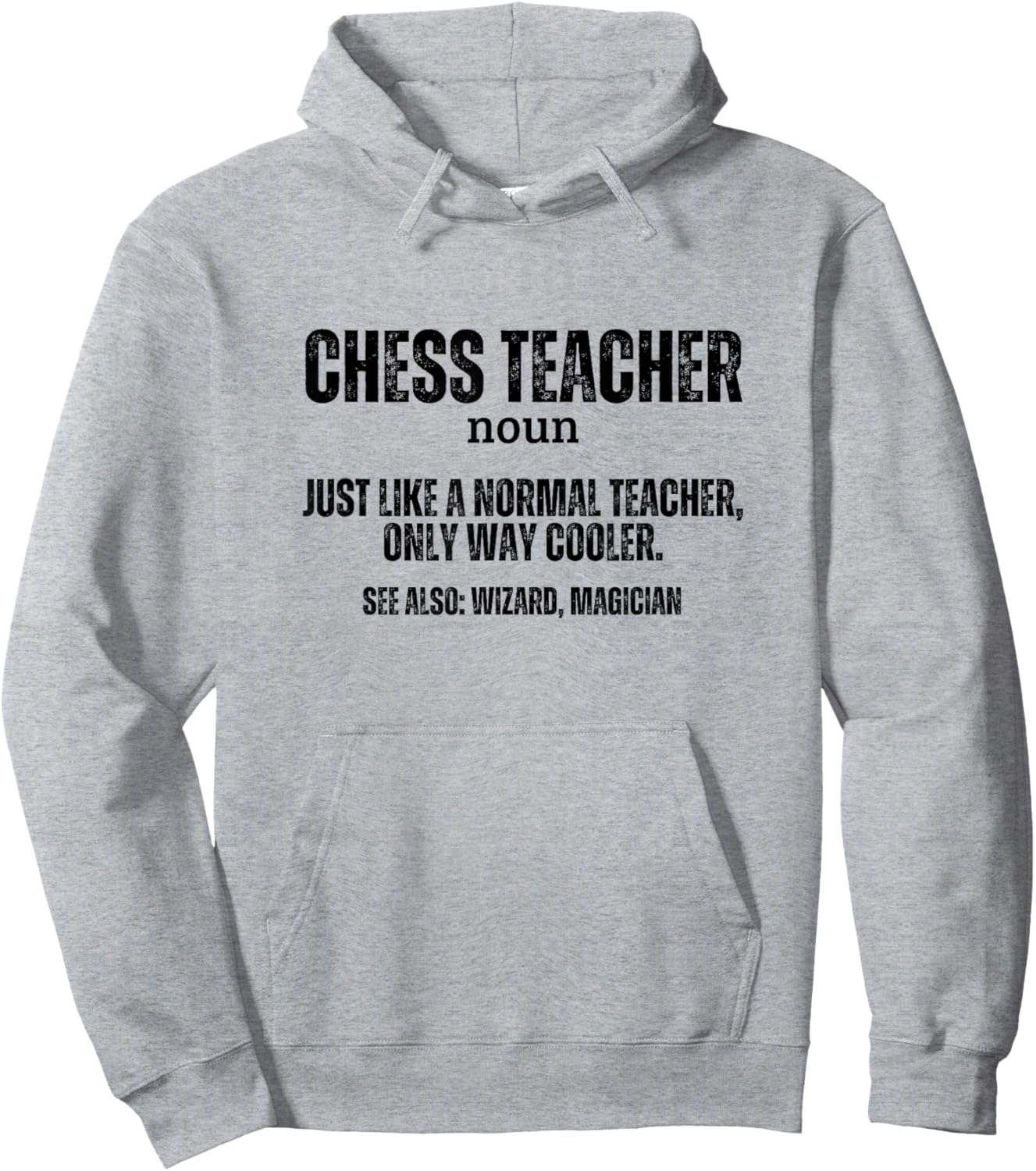 Chess Teacher Definition Proud Funny Chess Hoodie - Hoodie | Ash