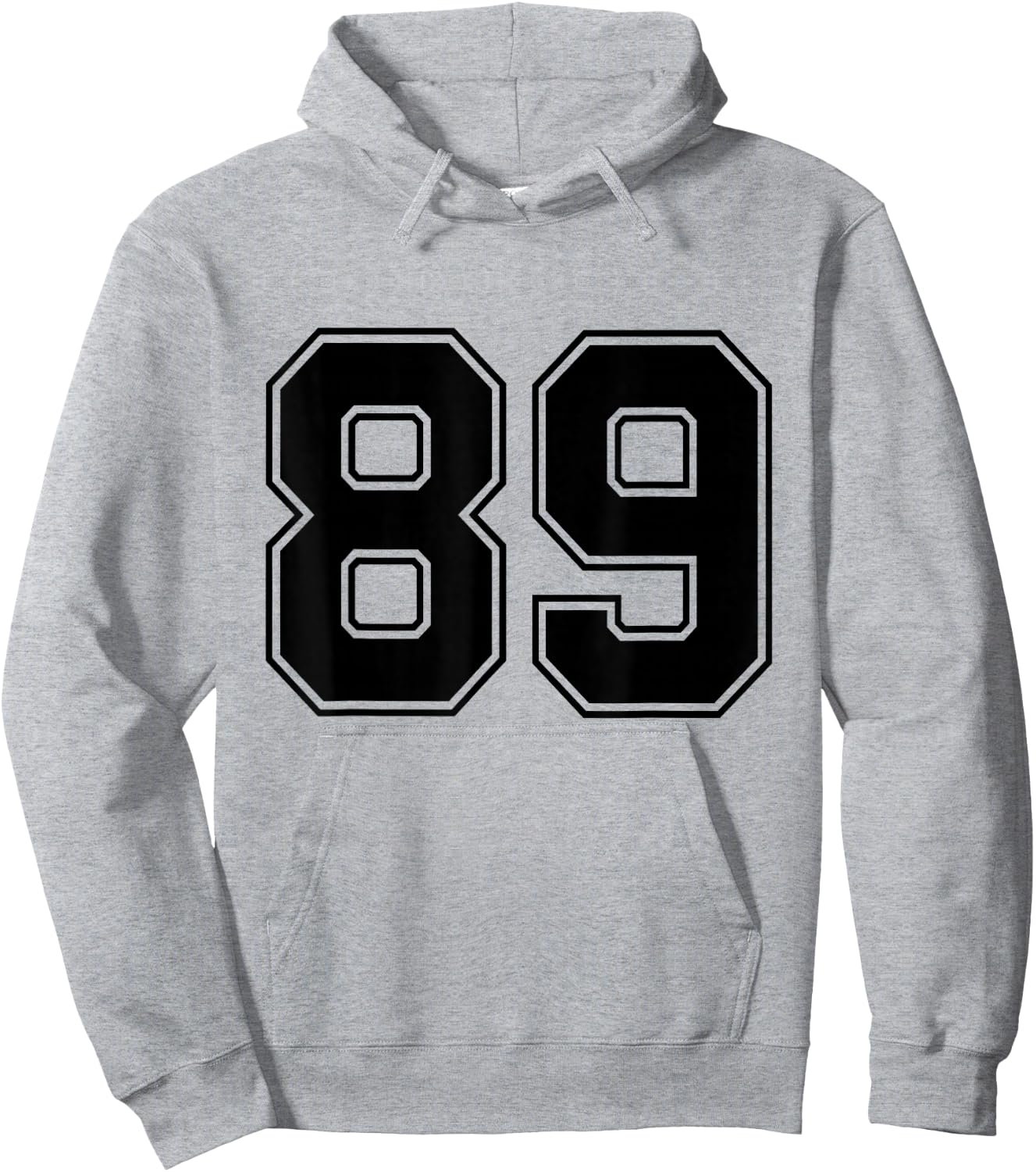 #89 Number 89 Sports. Jersey My Favorite Player #89 Hoodie - Hoodie | Ash