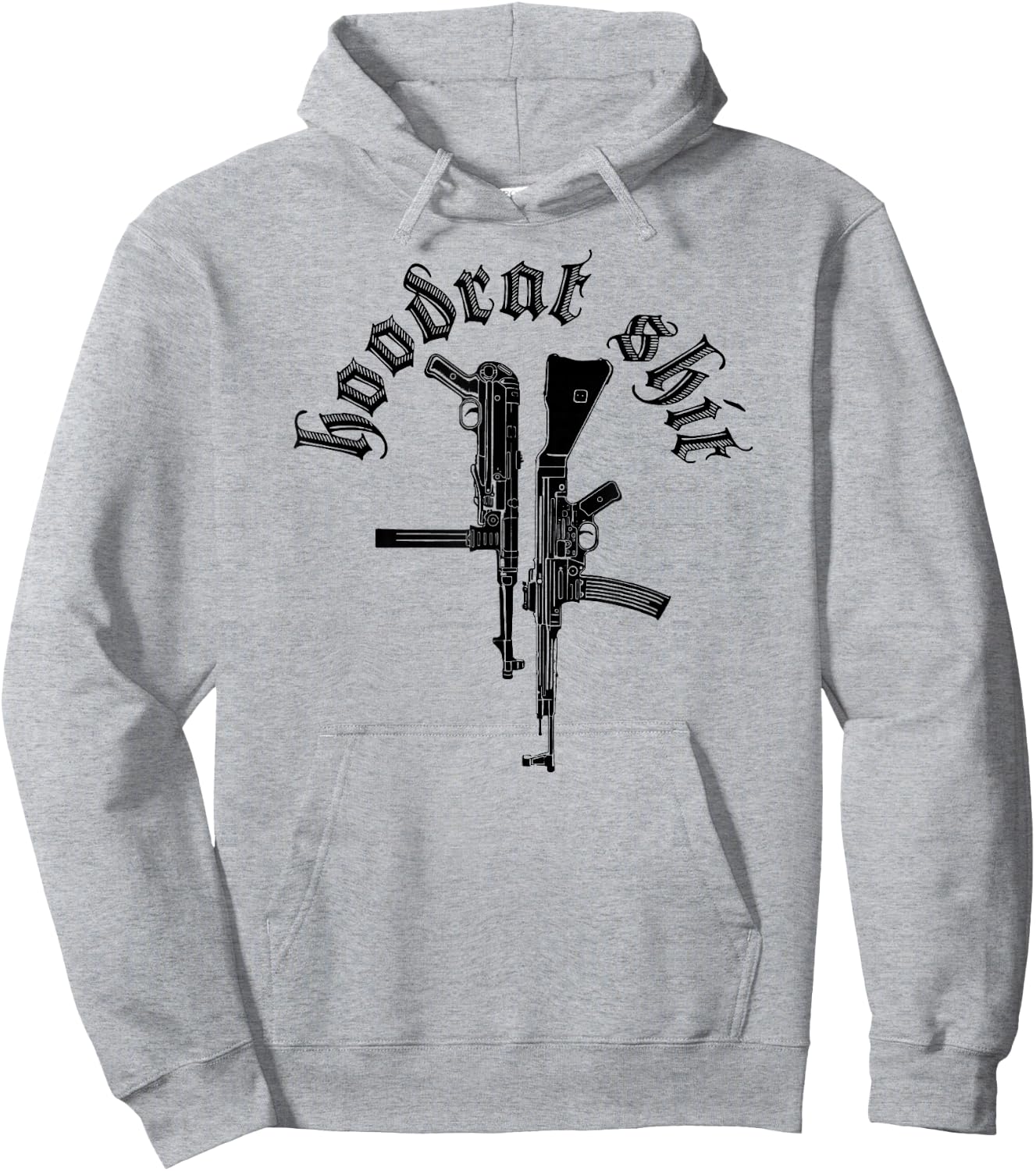 Hoodrat Shit MP40 Maschinenpistole StG 44 Sturmgewehr Hoodie - Hoodie | Ash