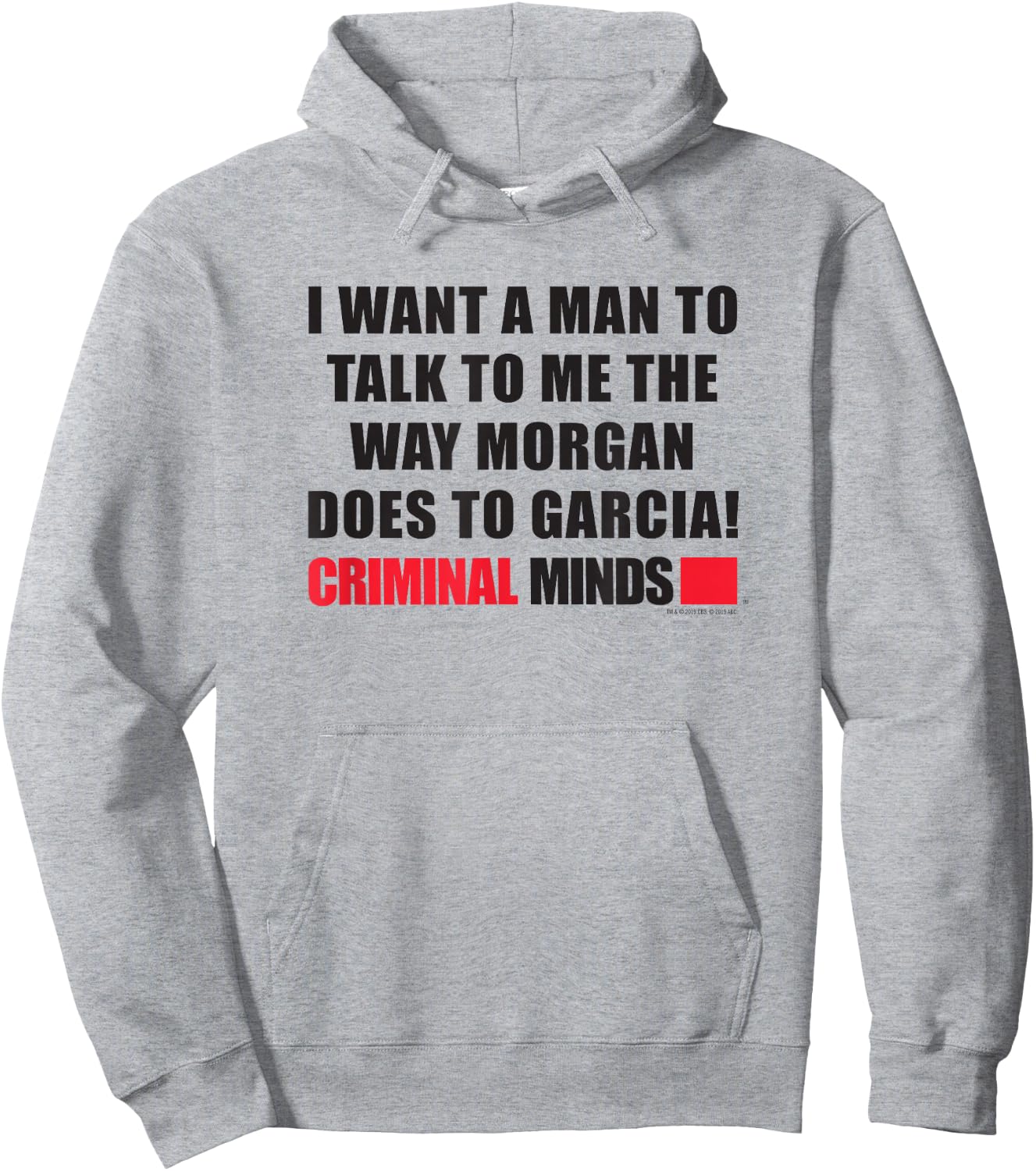 Criminal Minds Morgan and Garcia Hoodie - Hoodie | Ash