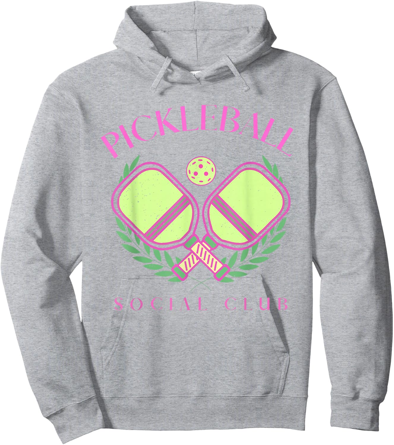 Coquette Pickleball Club Funny Pickleball Player Women Girls Hoodie - Hoodie | Ash