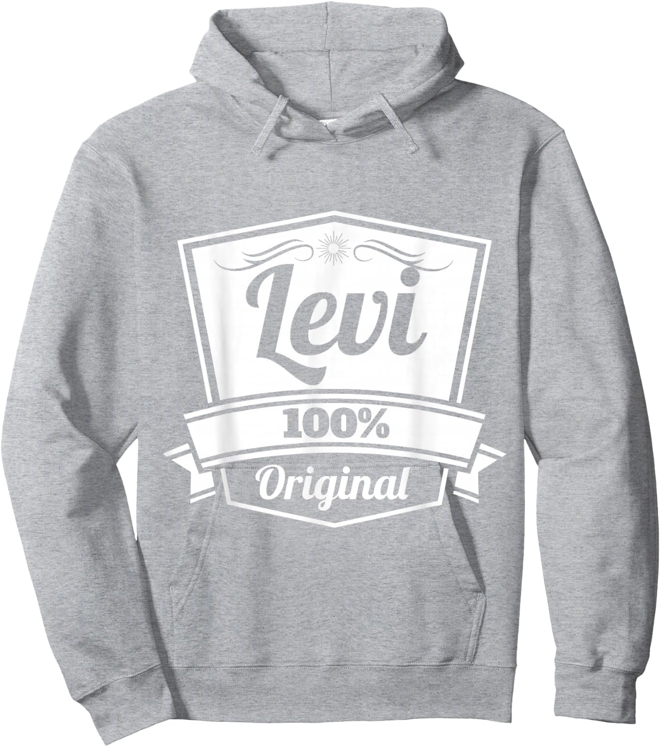 Levi Gift Shirt / Levi Personalized Name Birthday Hoodie - Hoodie | Ash