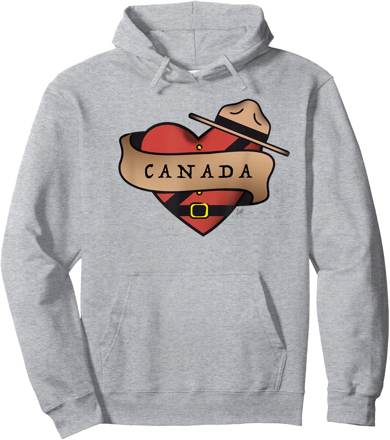 Canada Mountie - Canada Day - I love Canada Hoodie - Hoodie | Ash