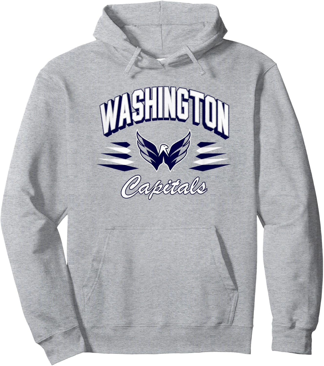 Washington Capitals Retro Diamond Red Officially Licensed Hoodie - Hoodie | Ash
