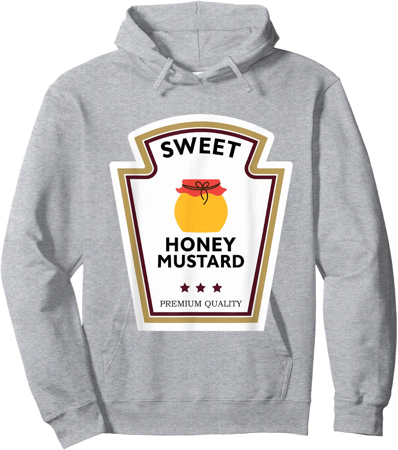 Sweet Honey Mustard Condiment Group Costume Hoodie - Hoodie | Ash