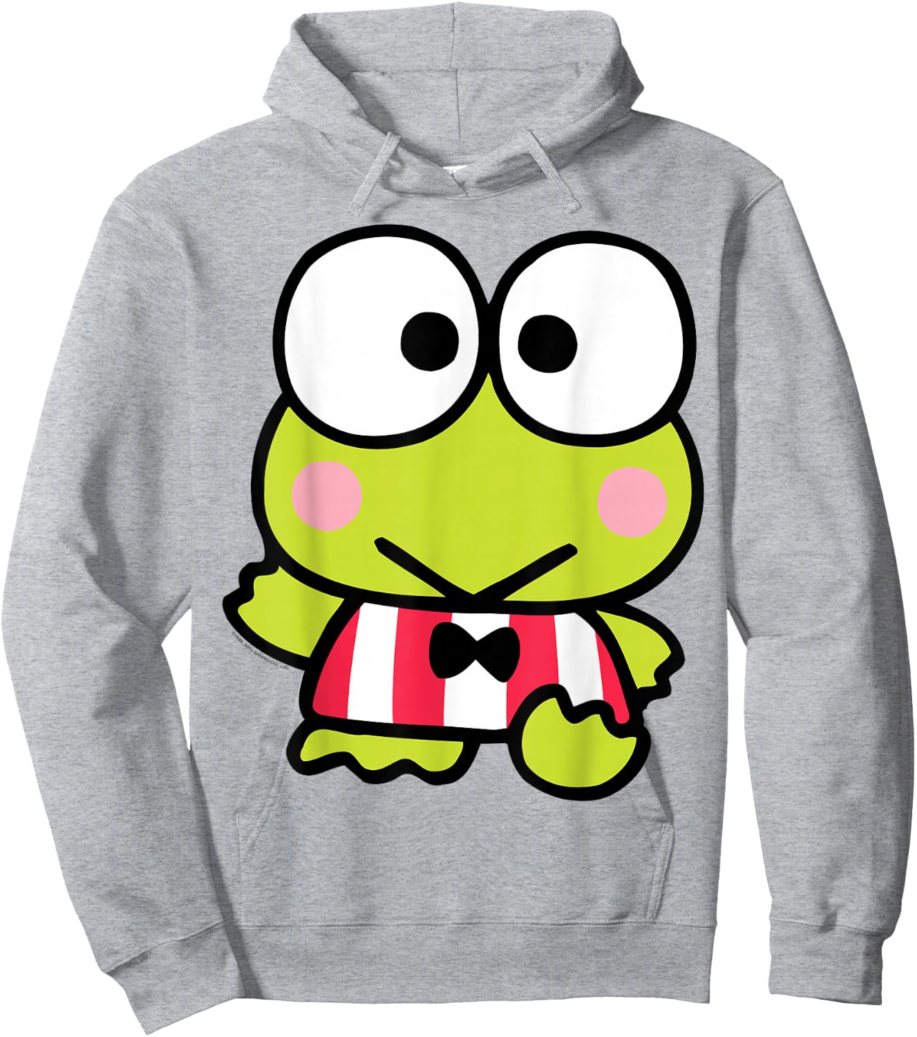 Keroppi Front and Back Shirt Hoodie - Hoodie | Ash