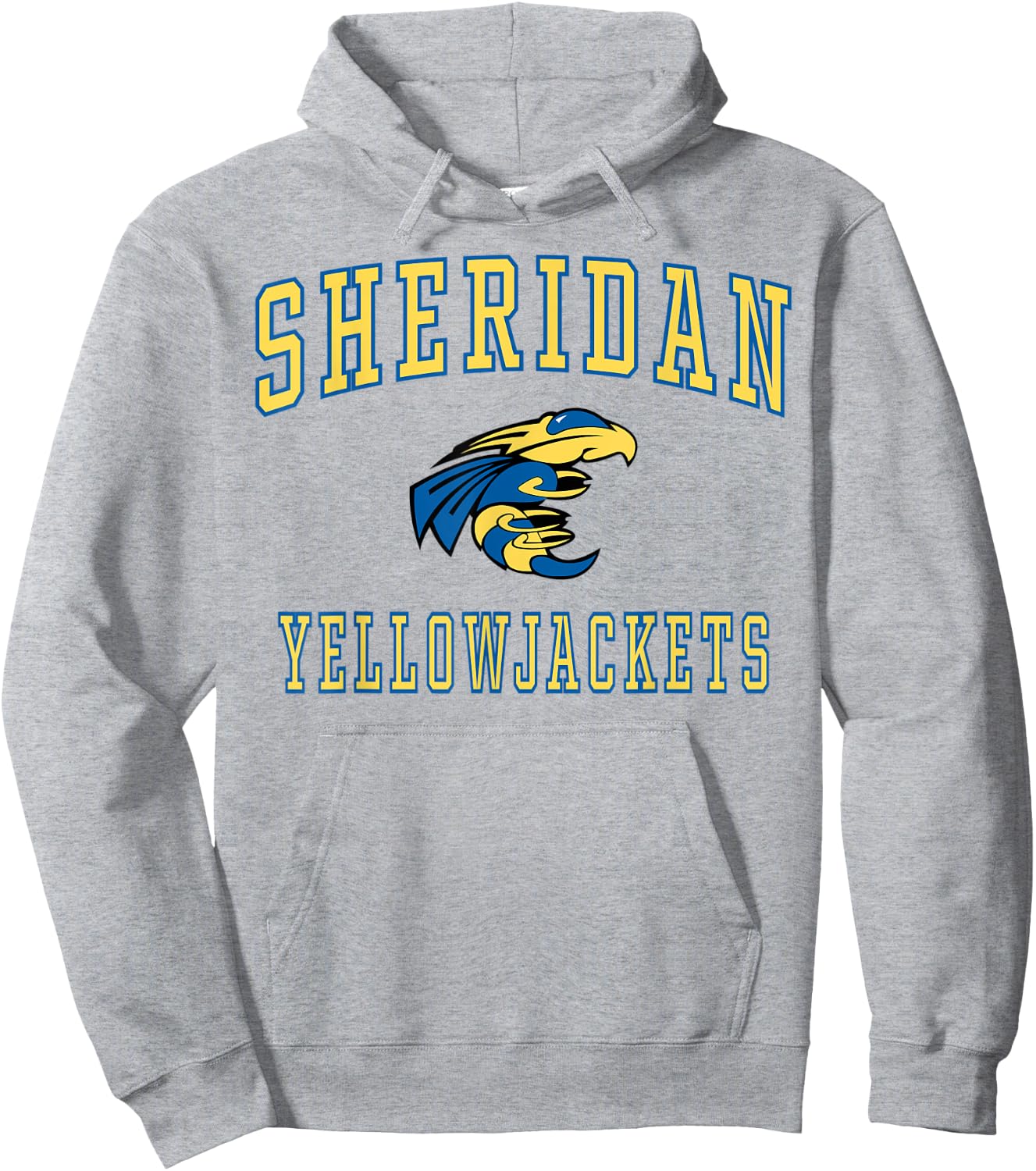 Sheridan High School Yellowjackets C1 Hoodie - Hoodie | Ash