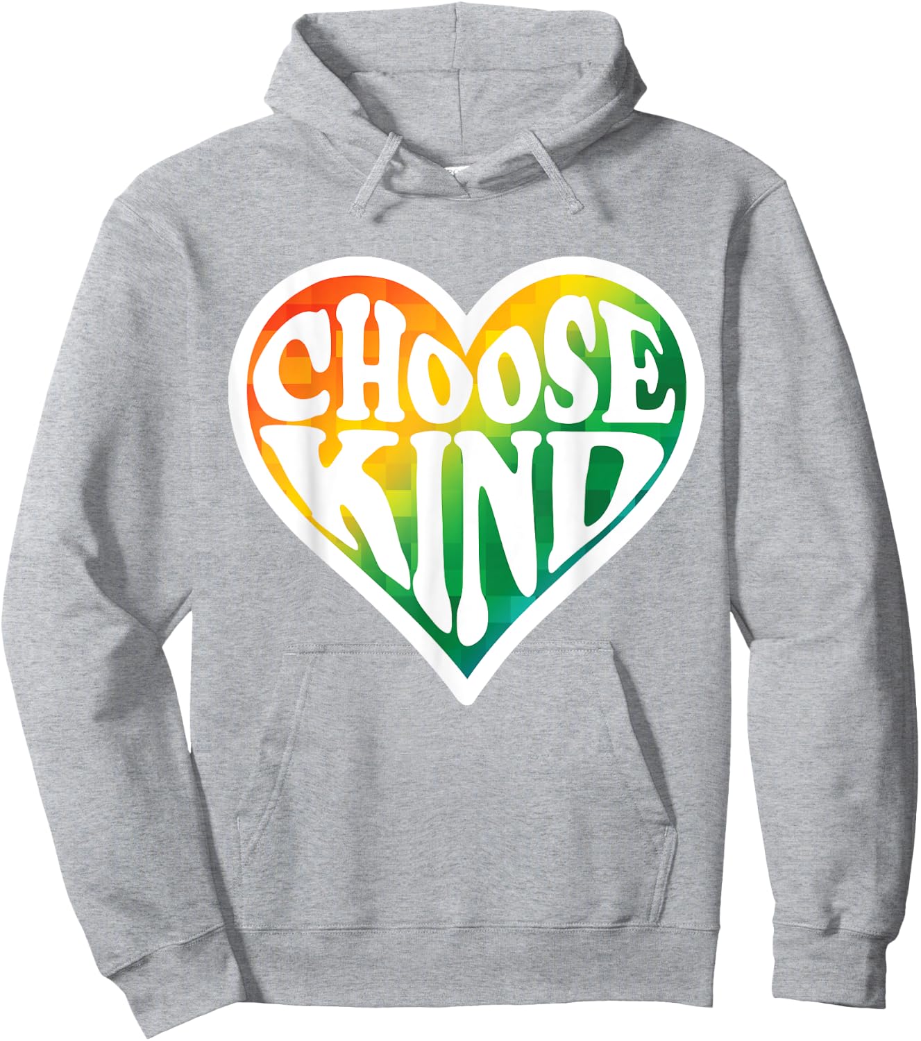 Rainbow Heart Teacher Choose Kind Gifts Women Kids Hoodie - Hoodie | Ash