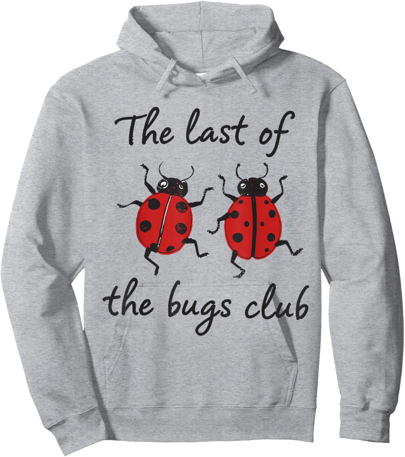 The Last of The Bugs Club Vintage Ladybug Funny Hoodie - Hoodie | Ash