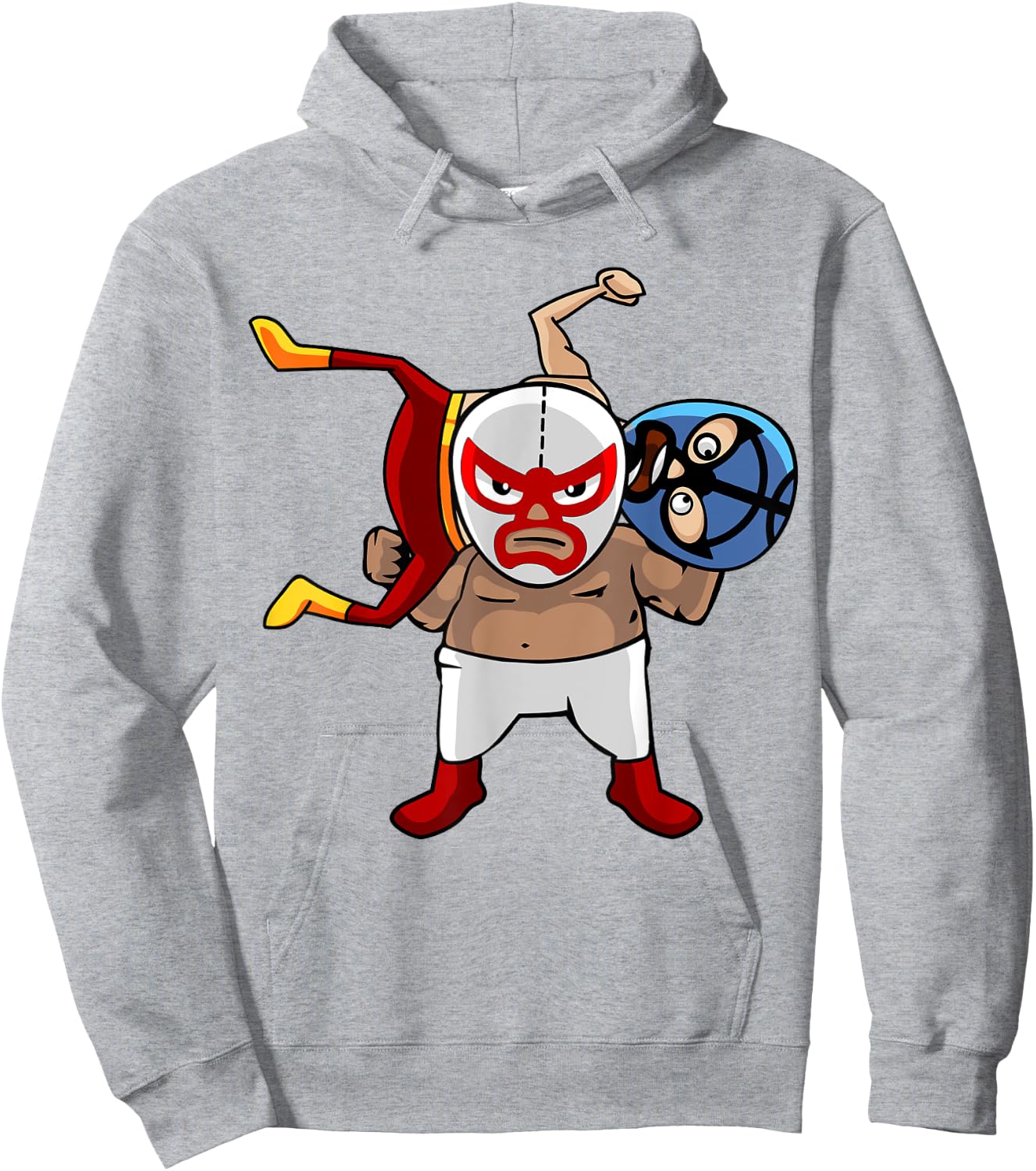 Cool Mexican Wrestling Lucha Libre Mask - Retro Legend Hoodie - Hoodie | Ash