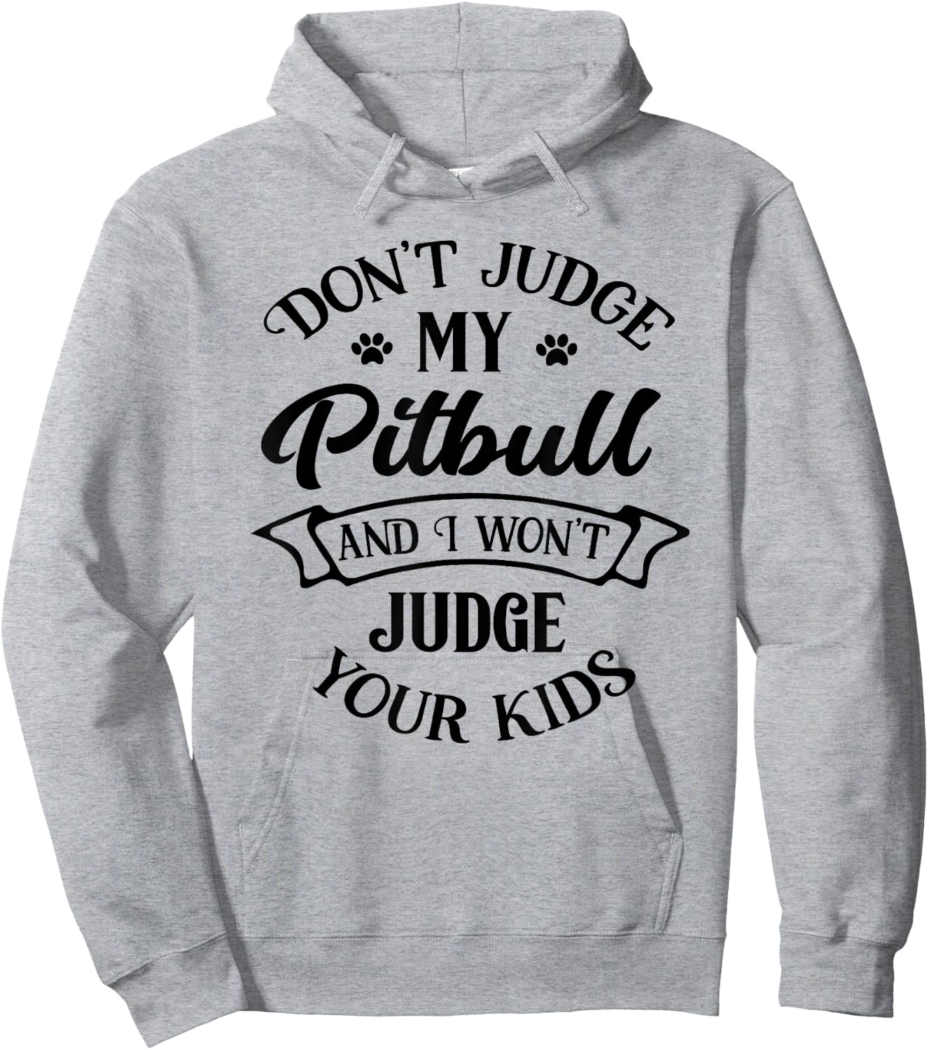Cute Pitbull Mom , Rude Pit Bull Love Puppy Hoodie - Hoodie | Ash