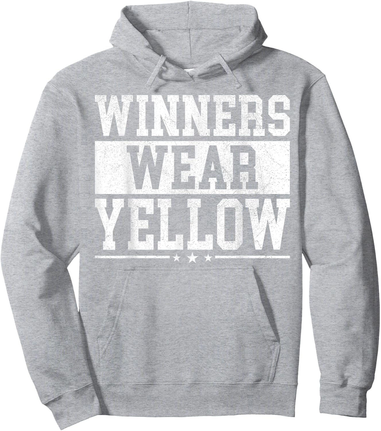 Winners Wear Yellow Color War Camp Spirit Game Team Wear Hoodie - Hoodie | Ash