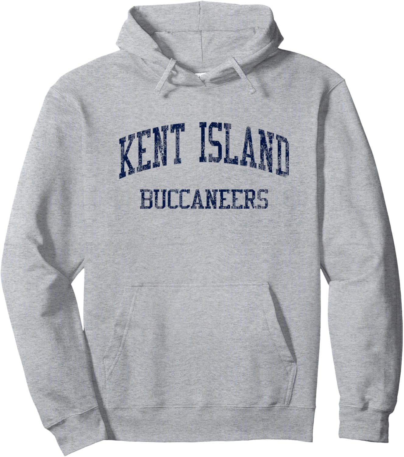 Kent Island High School HS Stevensville MD Vintage Sports Hoodie - Hoodie | Ash