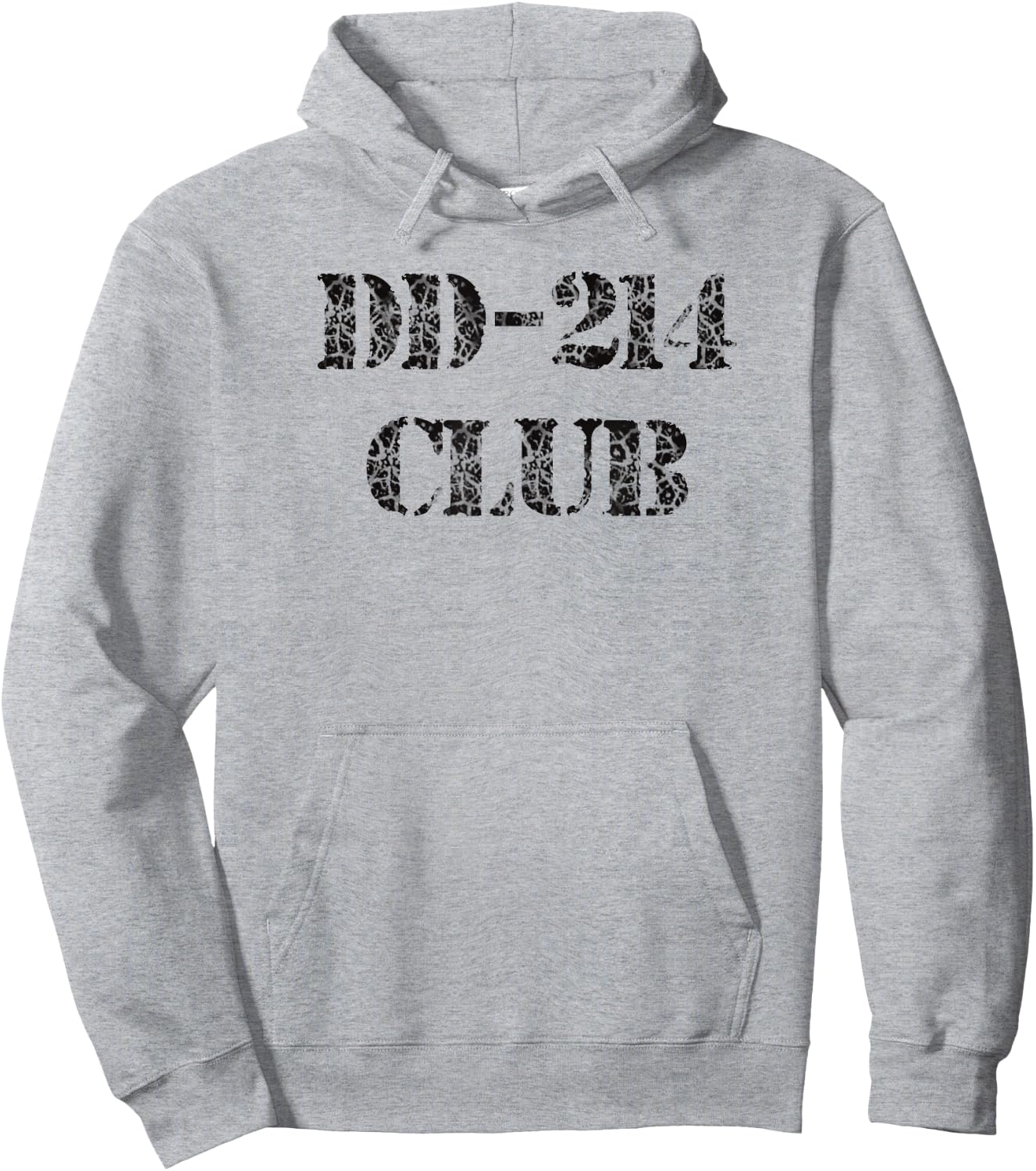 Veterans DD-214 Club Military Hoodie - Hoodie | Ash