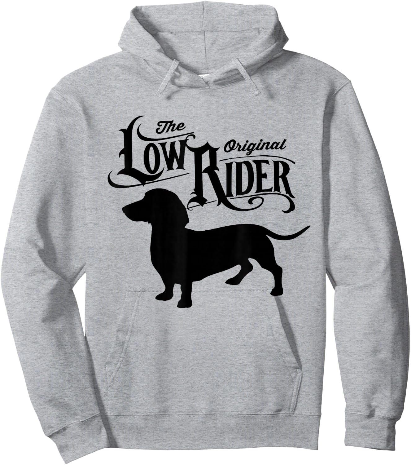 The Original Low Rider Dachshund Dog Funny Dachshund Hoodie - Hoodie | Ash