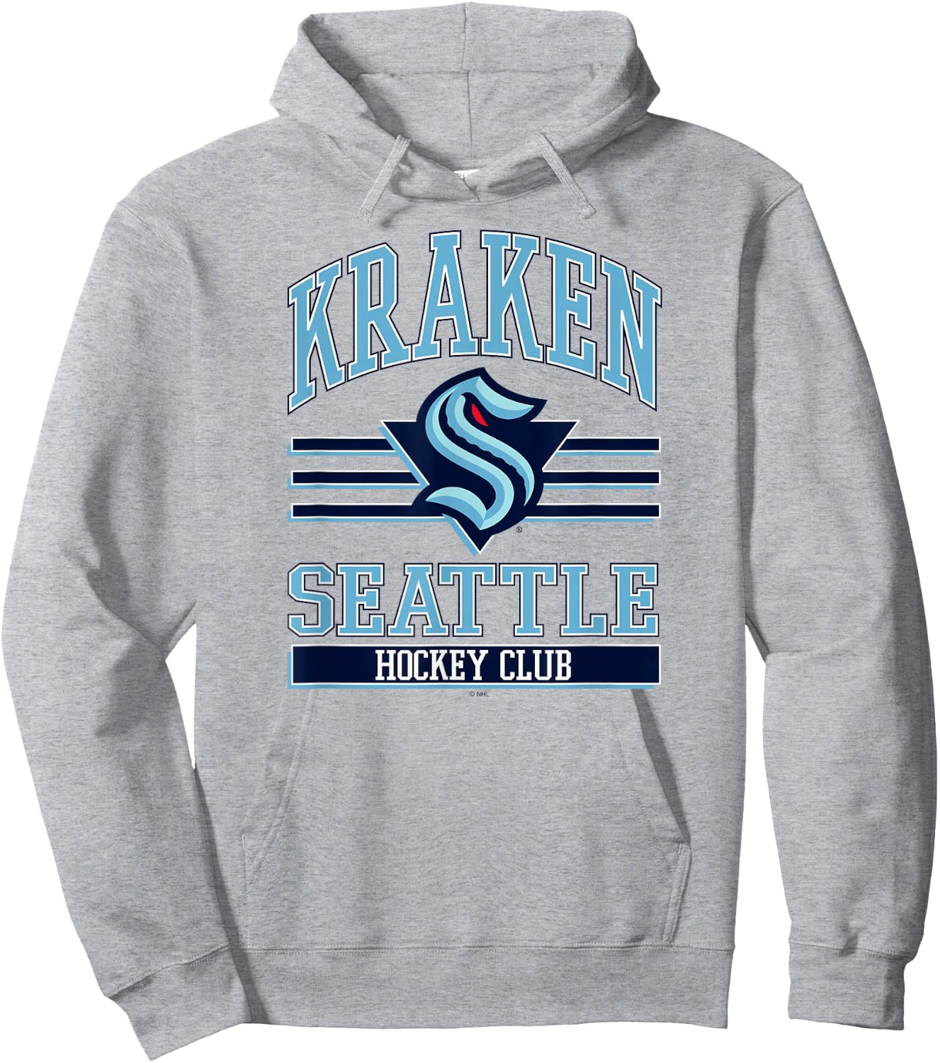 Seattle Kraken Hockey Club Gray Officially Licensed Hoodie - Hoodie | Ash