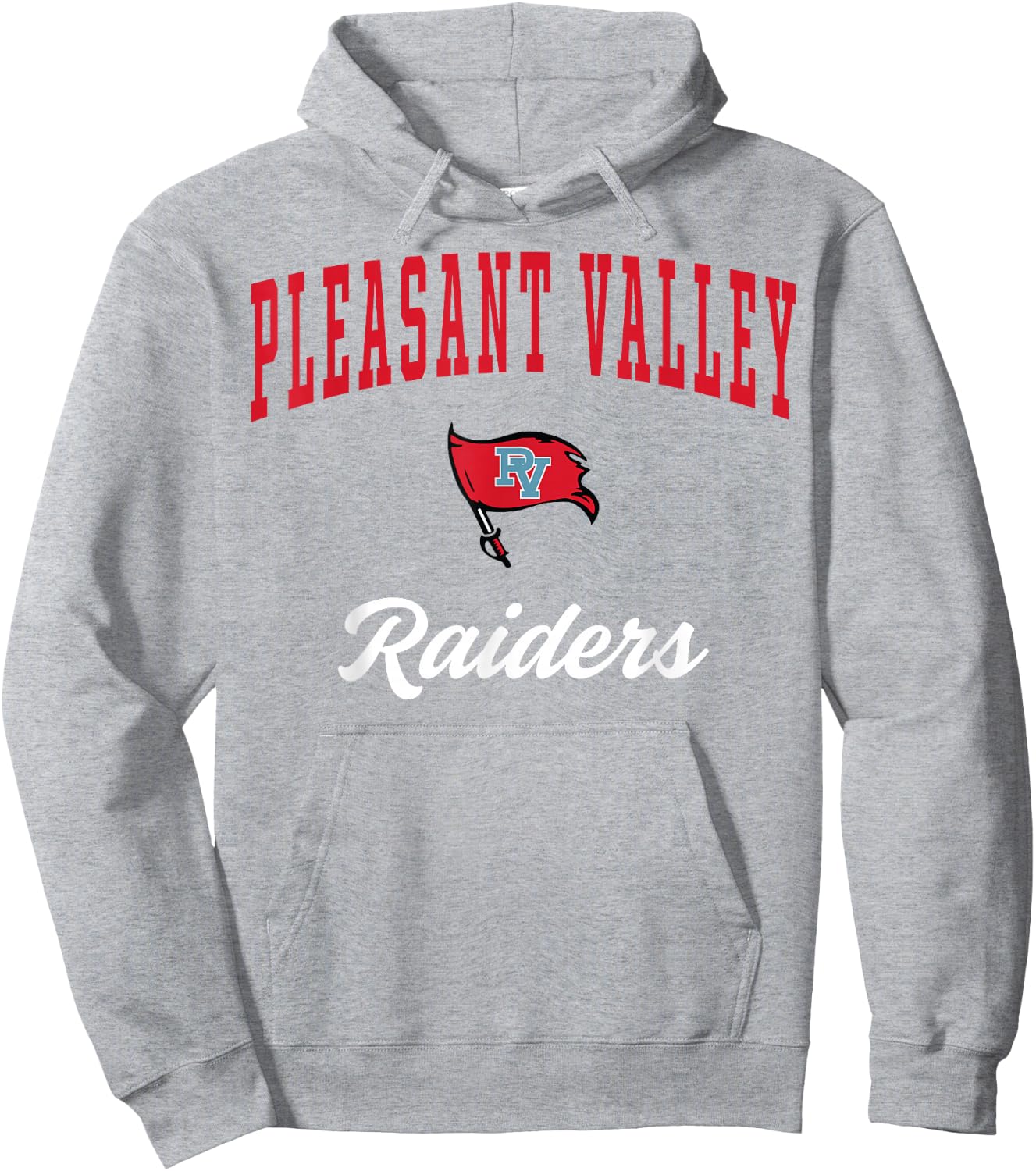 Pleasant Valley High School Raiders C3 Hoodie - Hoodie | Ash