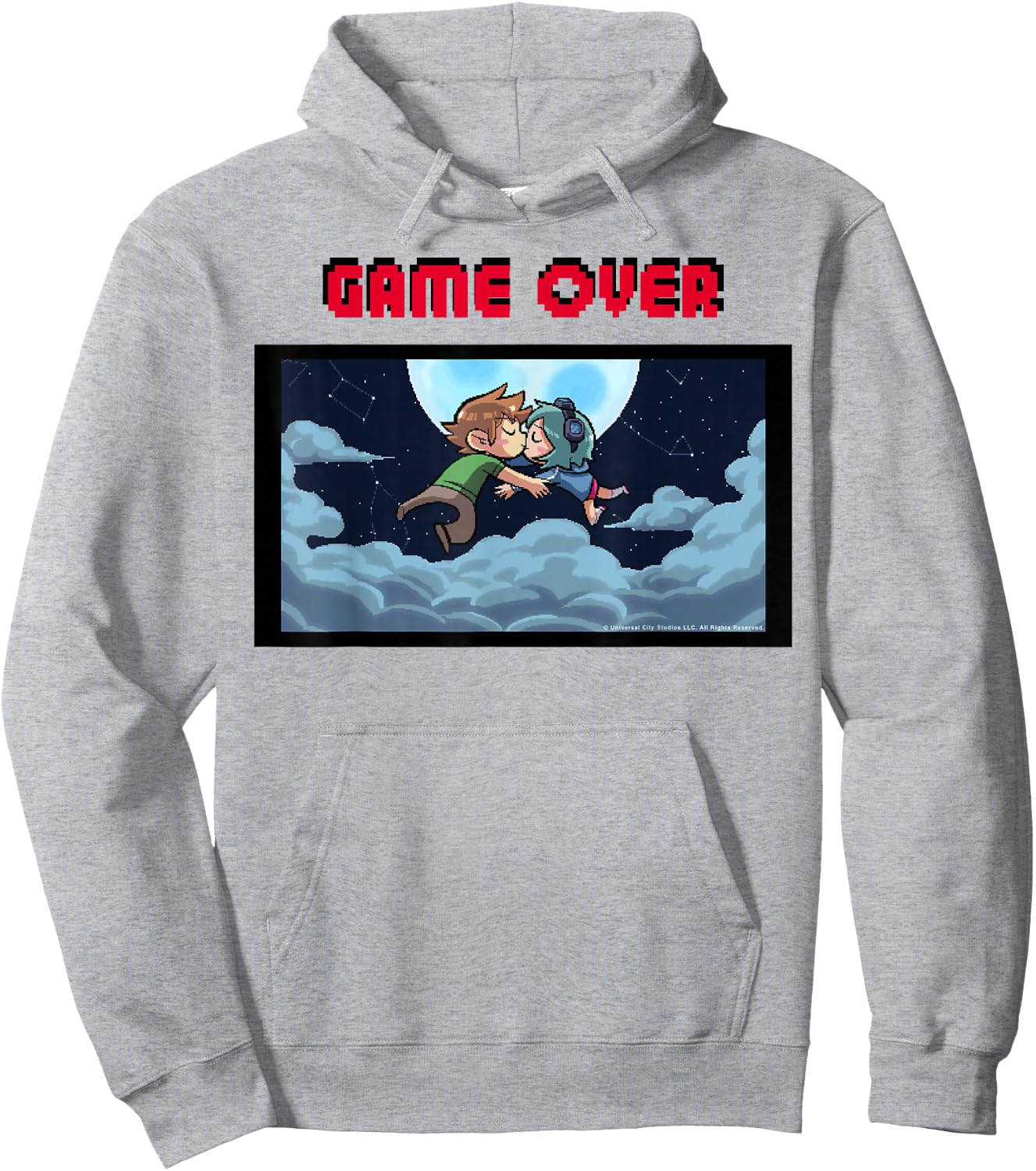 Scott Pilgrim Vs. The World Game Over Kiss Hoodie - Hoodie | Ash