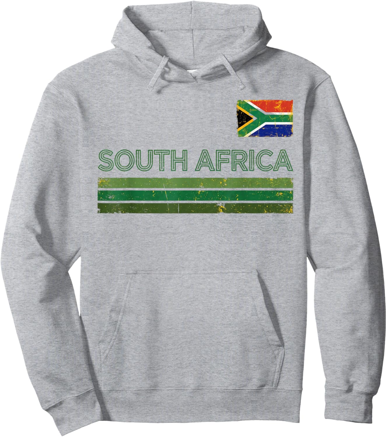 South Africa Retro Vintage Jersey Capetown African Hoodie - Hoodie | Ash